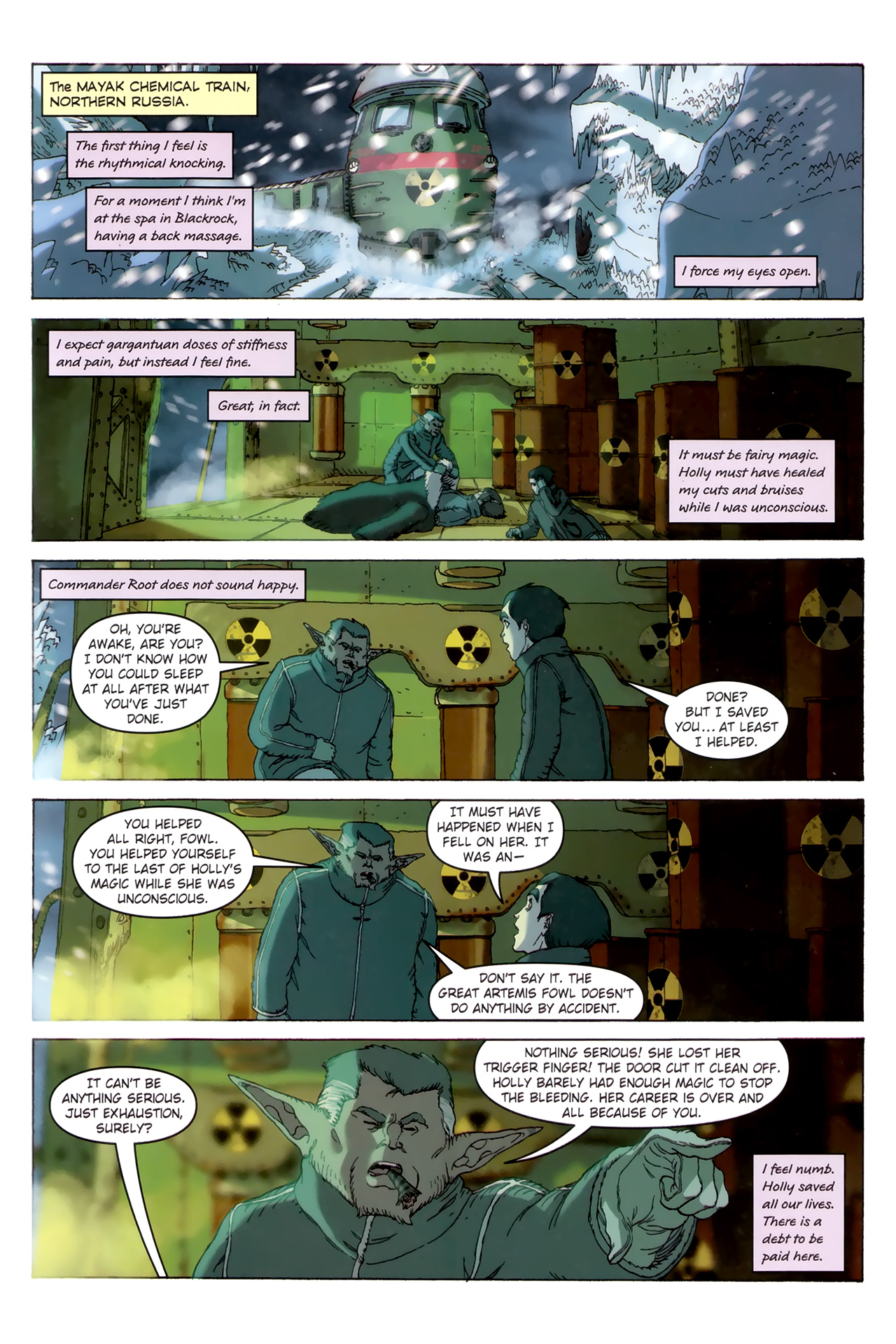 Read online Artemis Fowl: The Arctic Incident comic -  Issue # TPB - 70