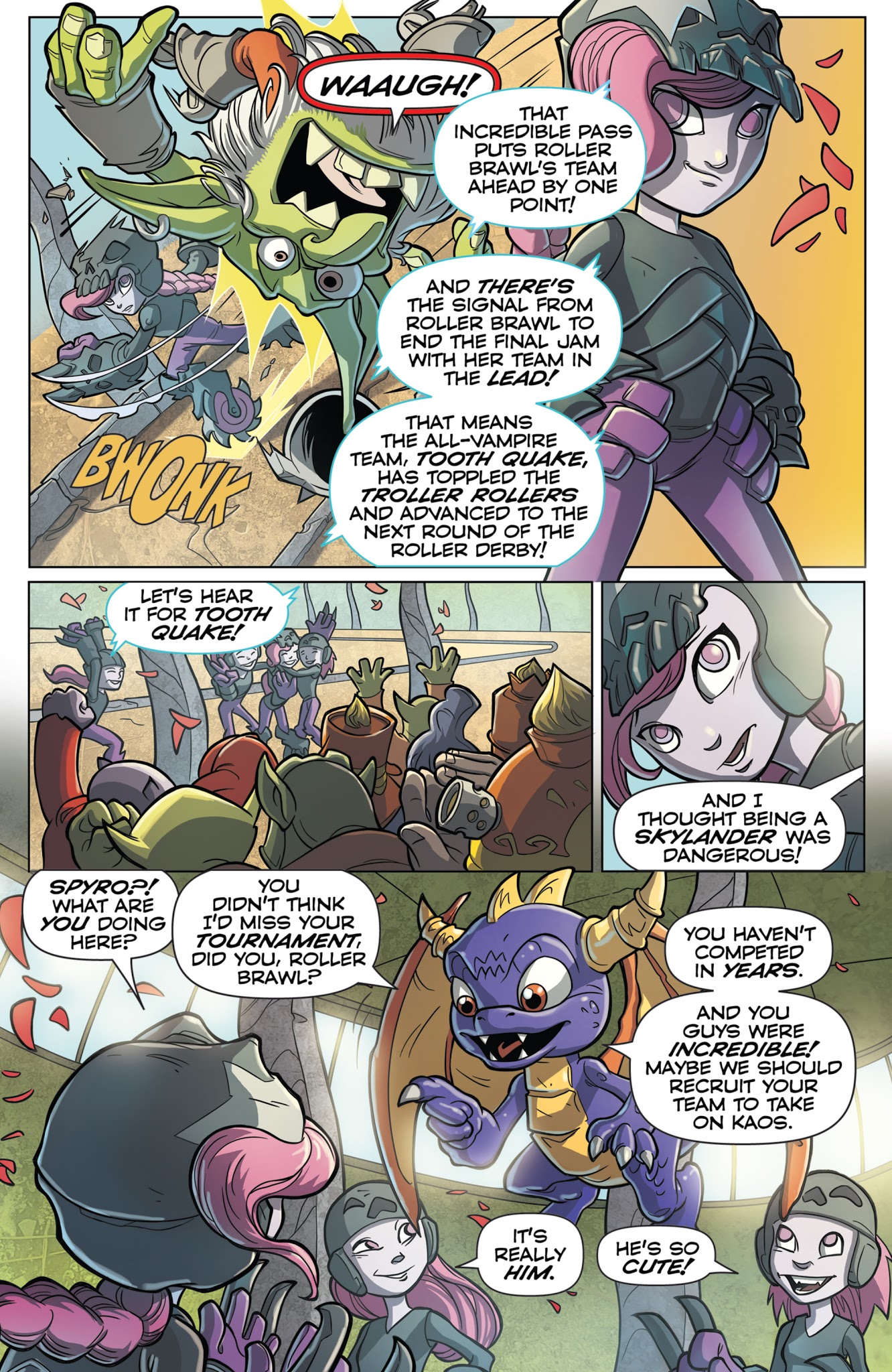 Read online Skylanders Quarterly-Spyro & Friends: Biting Back comic -  Issue # Full - 20