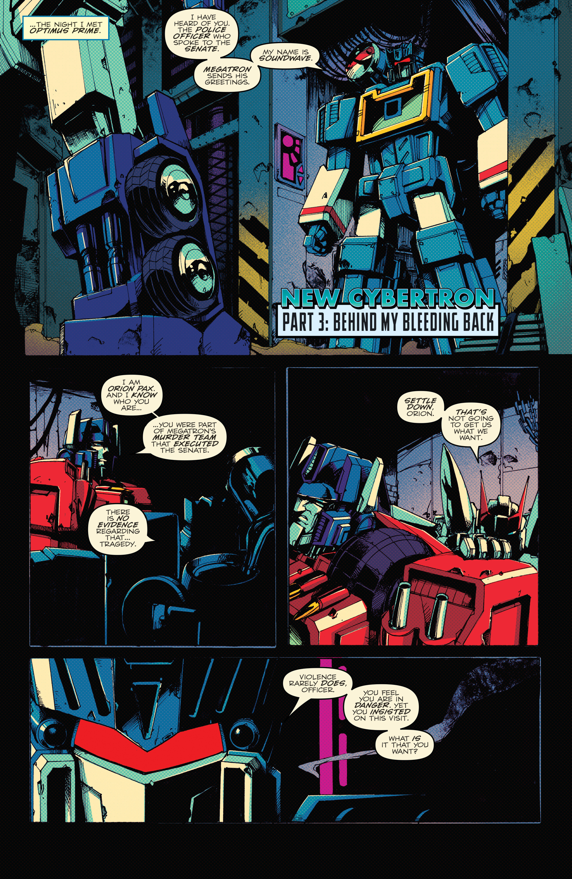 Read online Optimus Prime comic -  Issue #3 - 6