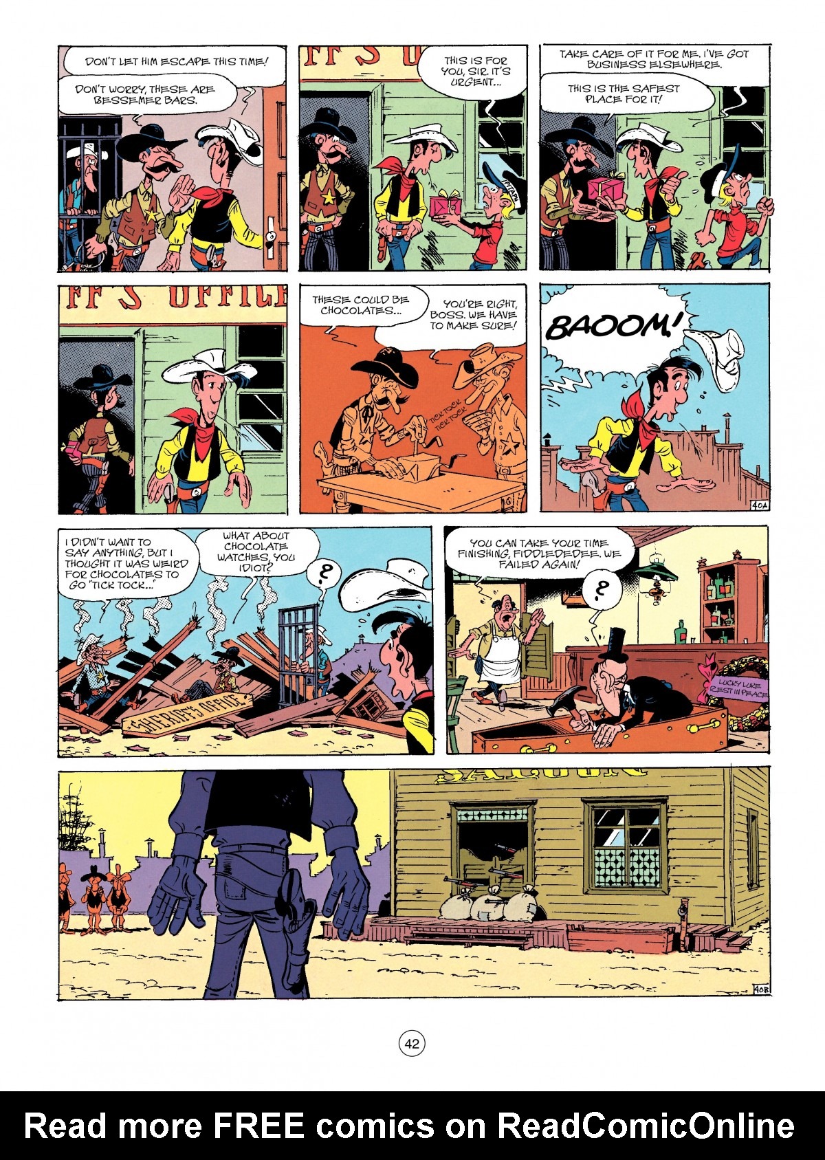 Read online A Lucky Luke Adventure comic -  Issue #41 - 42