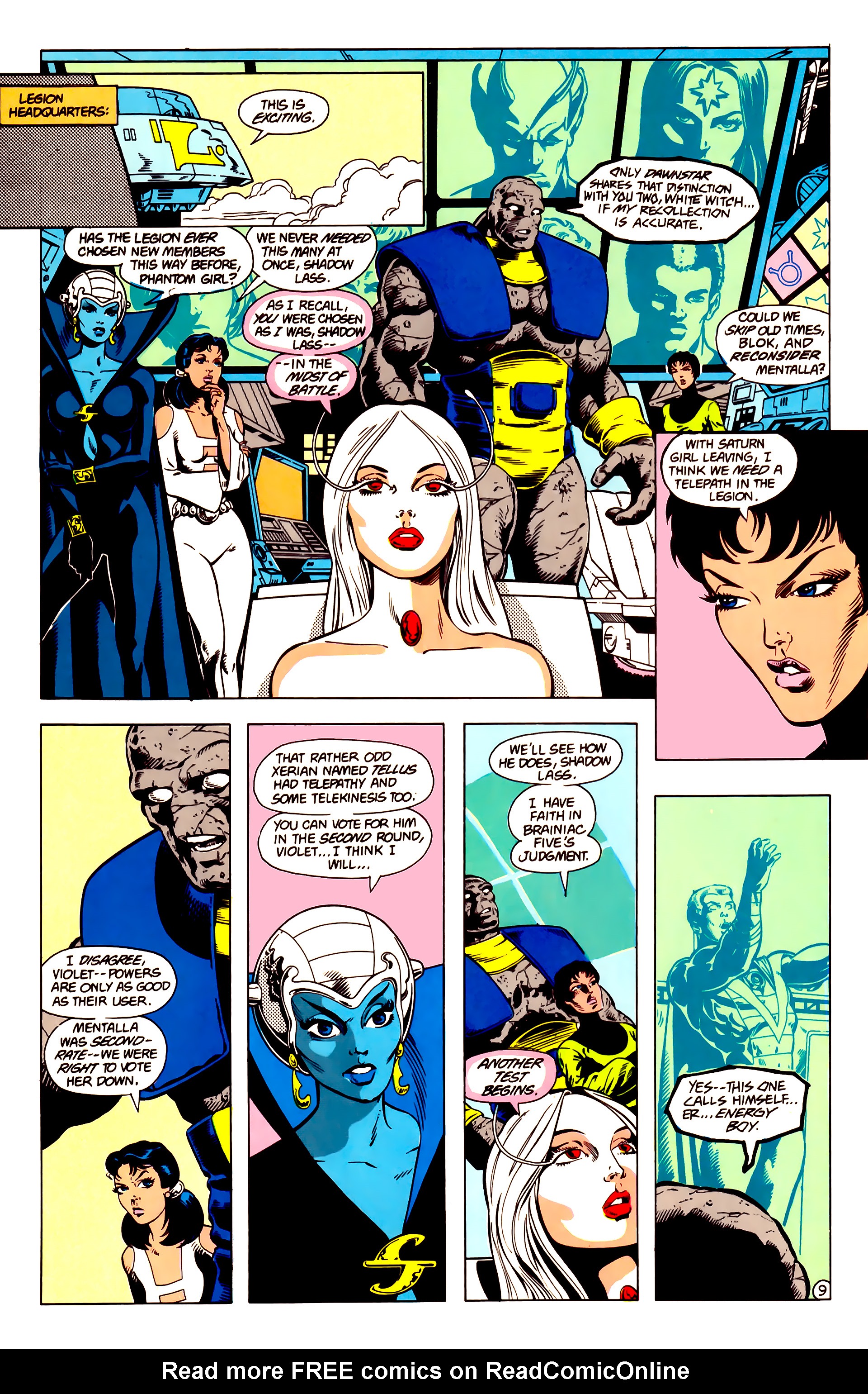 Read online Legion of Super-Heroes (1984) comic -  Issue #14 - 11