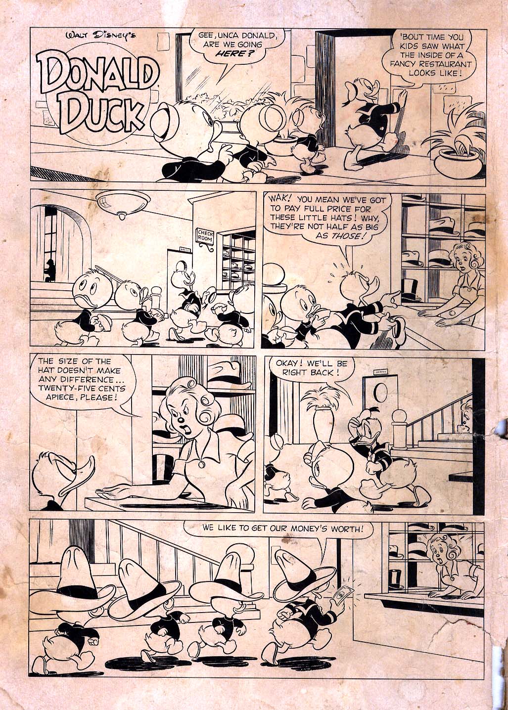 Read online Walt Disney's Donald Duck (1952) comic -  Issue #52 - 2