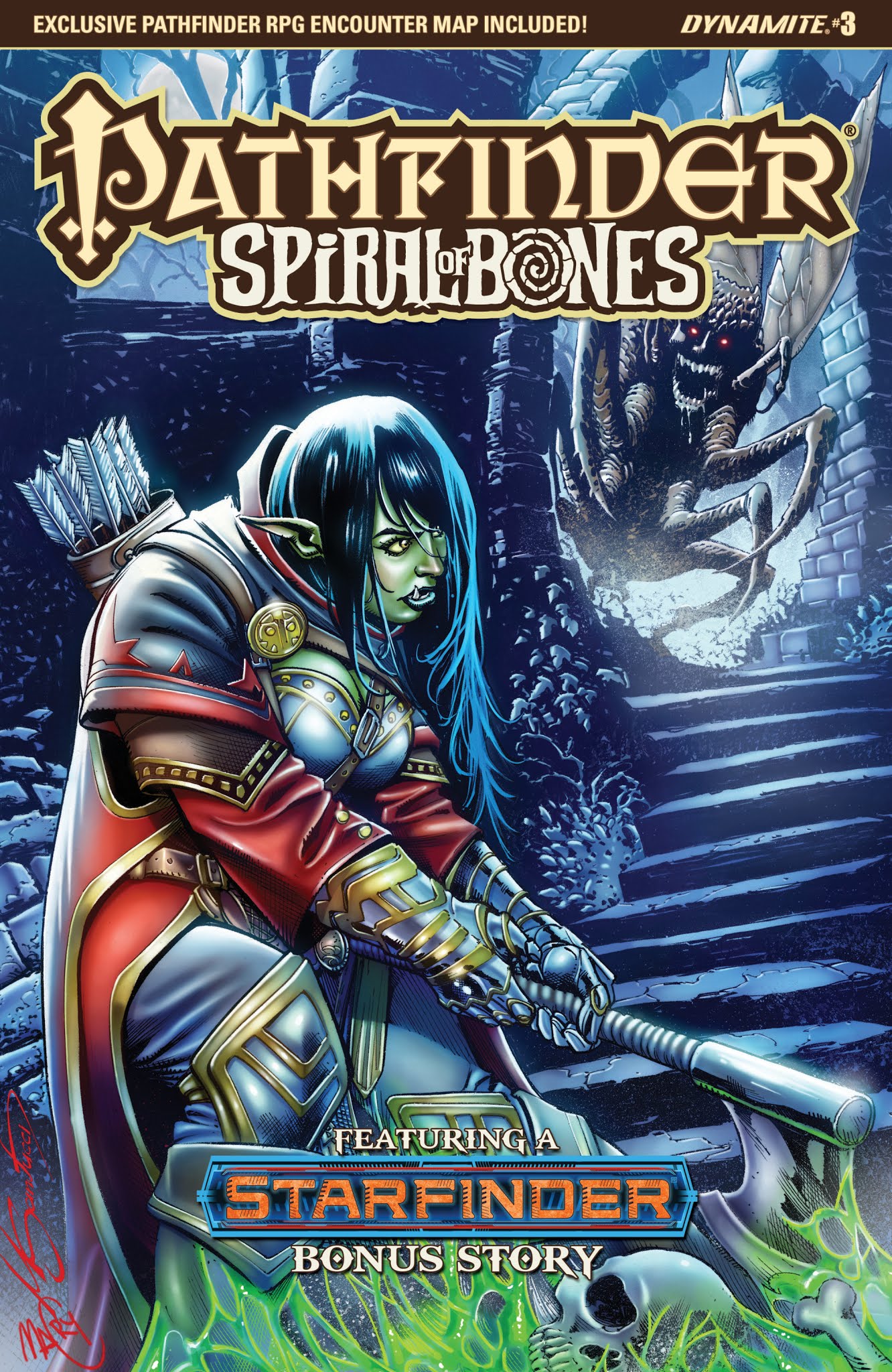 Read online Pathfinder: Spiral Of Bones comic -  Issue #3 - 1