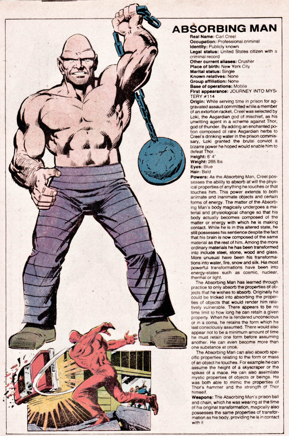 Read online The Official Handbook of the Marvel Universe comic -  Issue #1 - 4