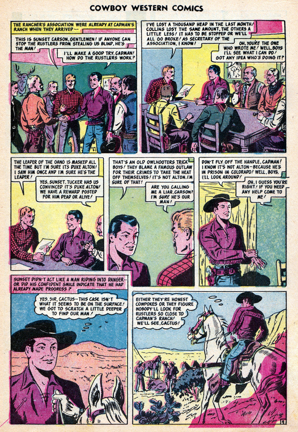 Read online Cowboy Western Comics (1948) comic -  Issue #30 - 15