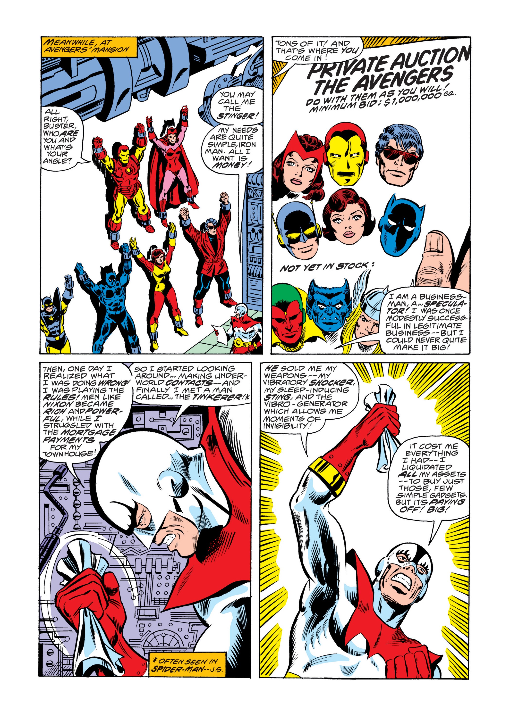 Read online Marvel Masterworks: The Avengers comic -  Issue # TPB 18 (Part 1) - 93