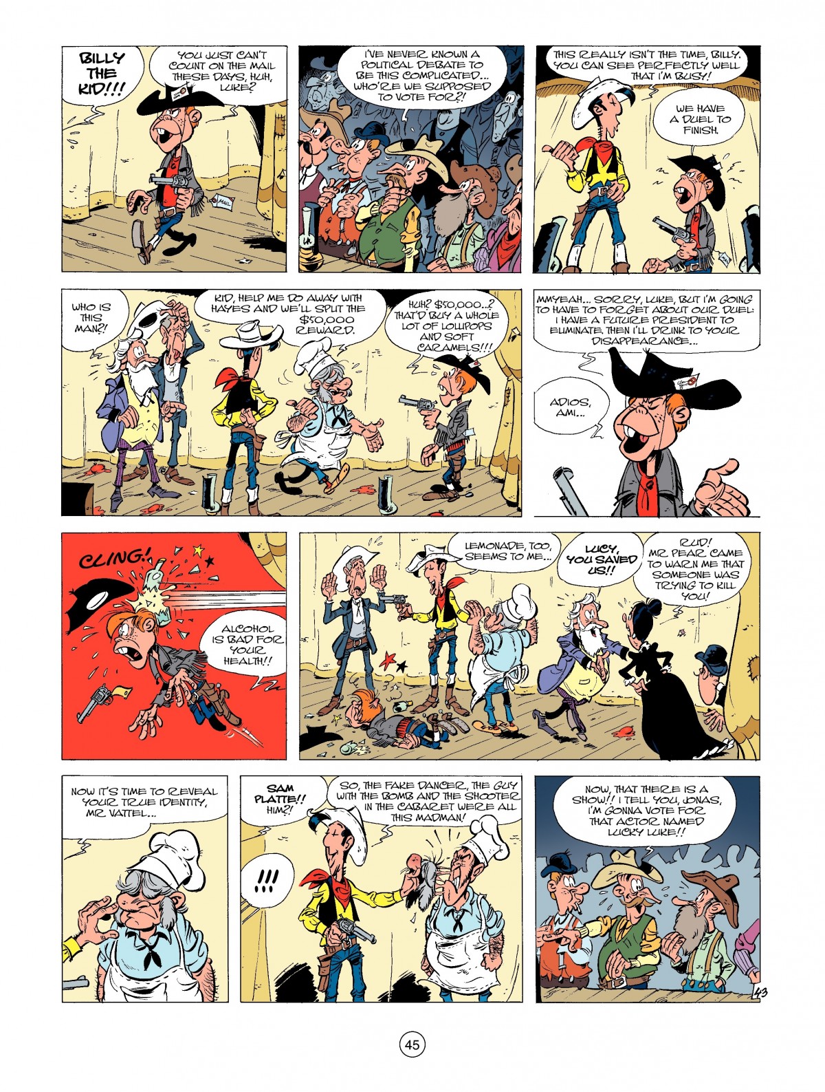 Read online A Lucky Luke Adventure comic -  Issue #39 - 45