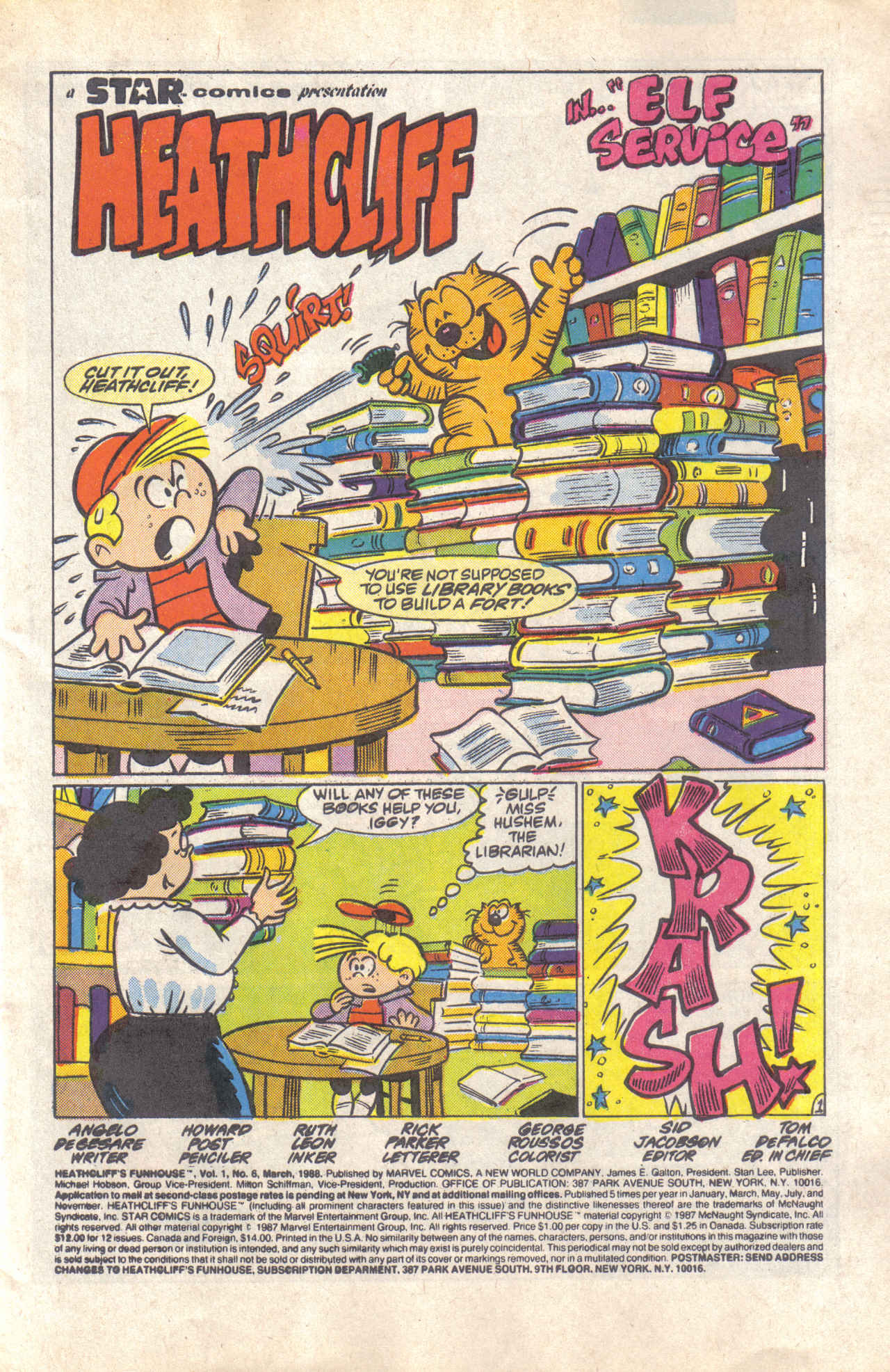 Read online Heathcliff's Funhouse comic -  Issue #6 - 3