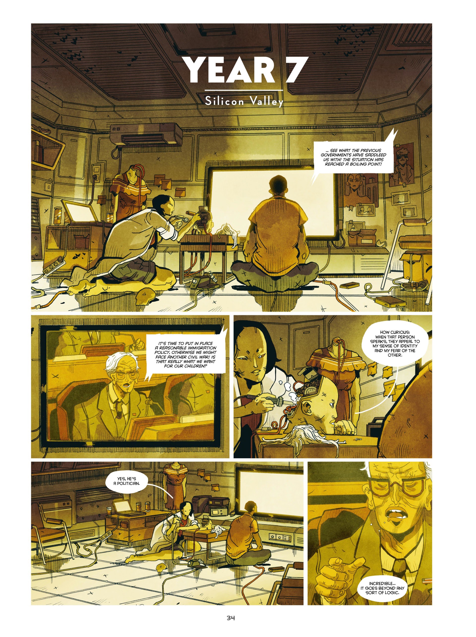 Read online Carbon & Silicon (2020) comic -  Issue # TPB (Part 1) - 33
