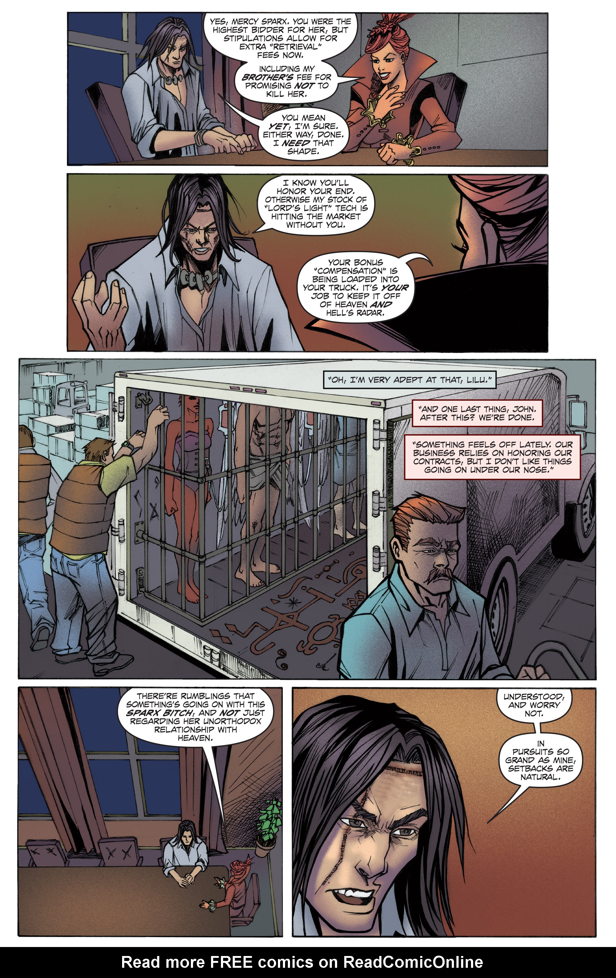 Read online Mercy Sparx (2013) comic -  Issue #8 - 9