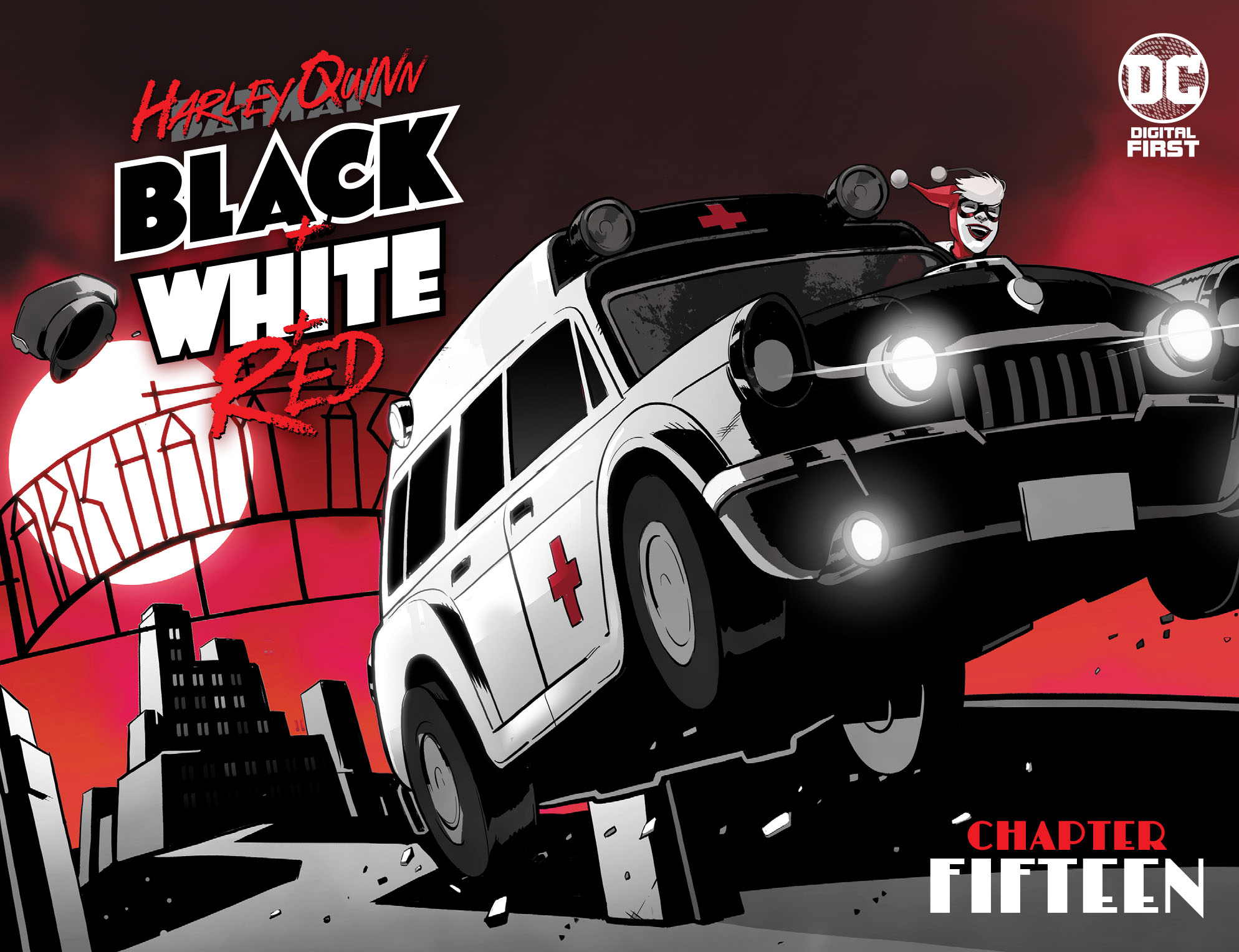 Read online Harley Quinn Black   White   Red comic -  Issue #15 - 1