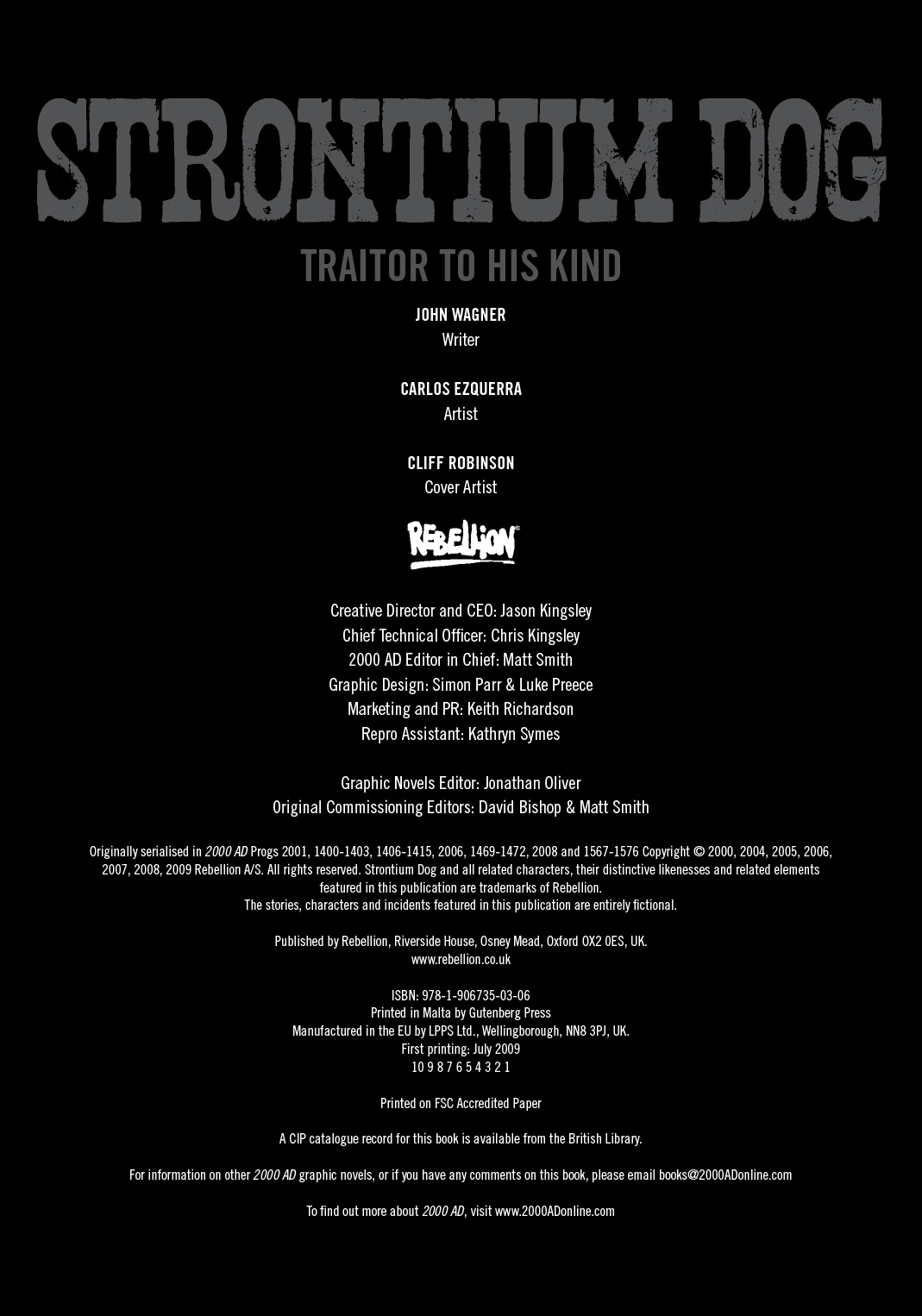 Read online Strontium Dog: Traitor To His Kind comic -  Issue # TPB (Part 1) - 4