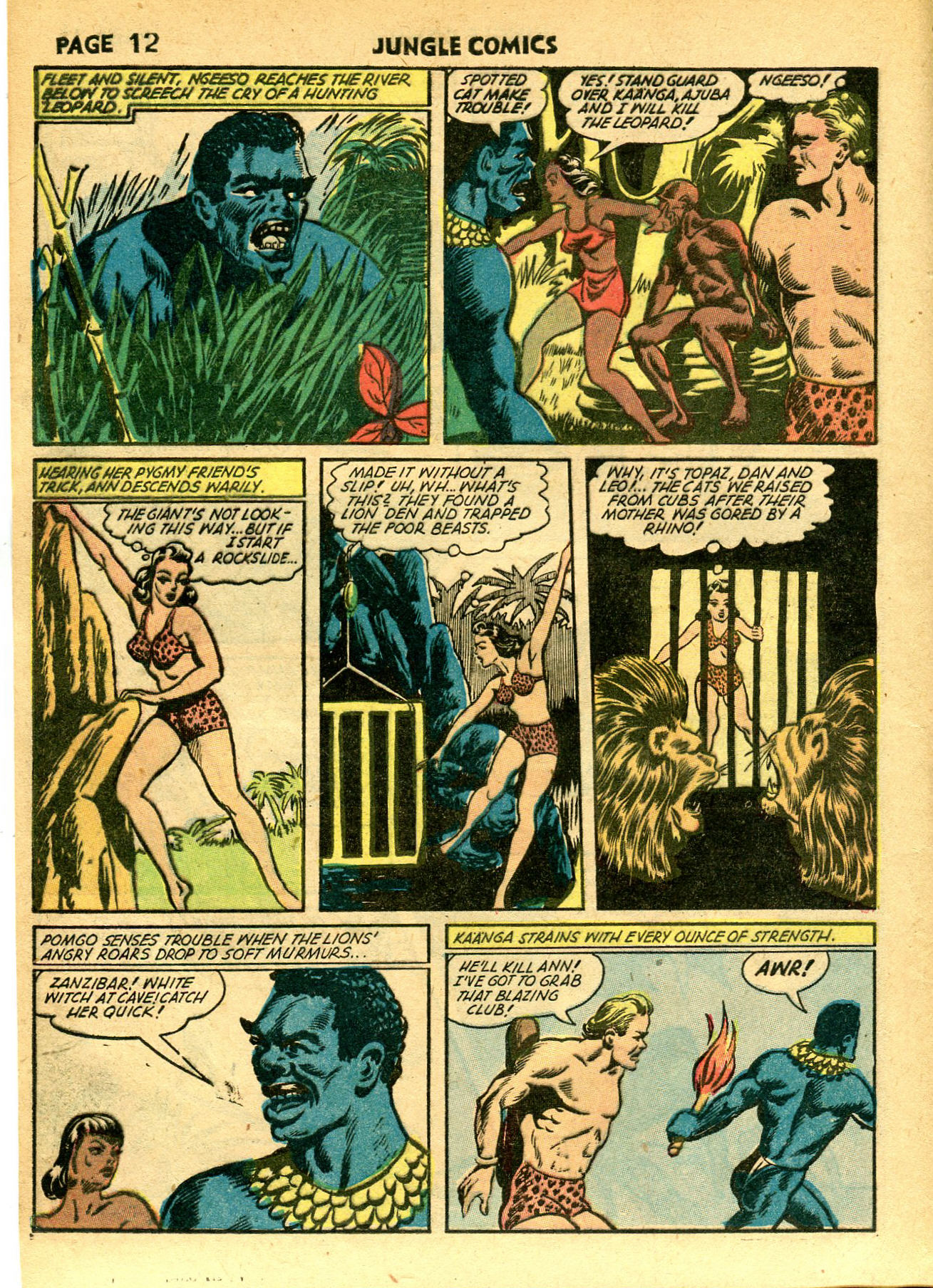 Read online Jungle Comics comic -  Issue #39 - 14