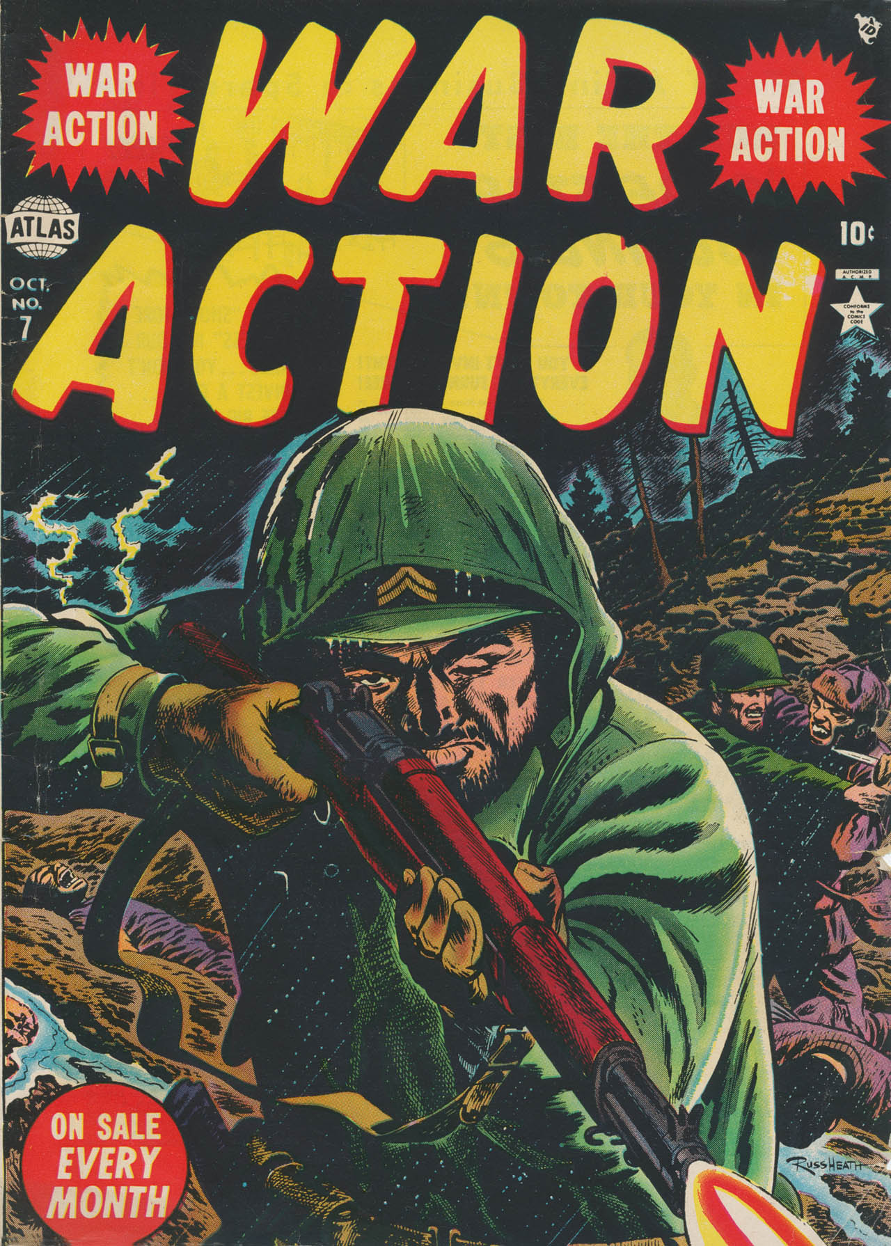 Read online War Action comic -  Issue #7 - 1