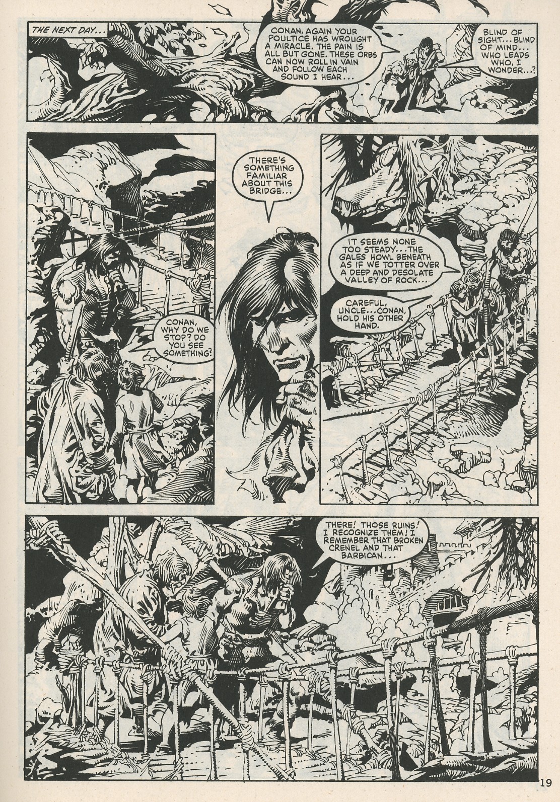 Read online The Savage Sword Of Conan comic -  Issue #114 - 19