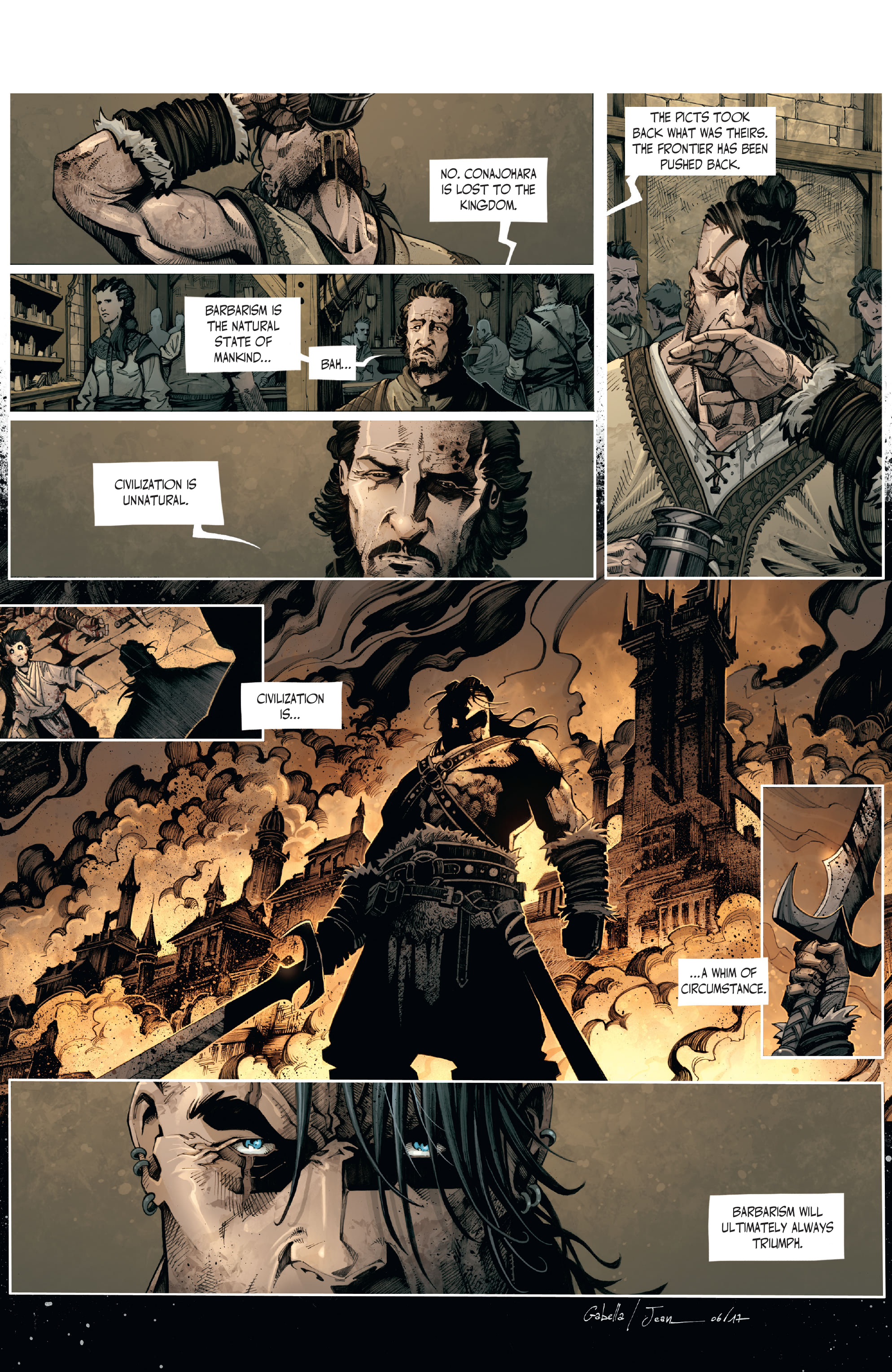 Read online The Cimmerian: Beyond The Black River comic -  Issue #2 - 26