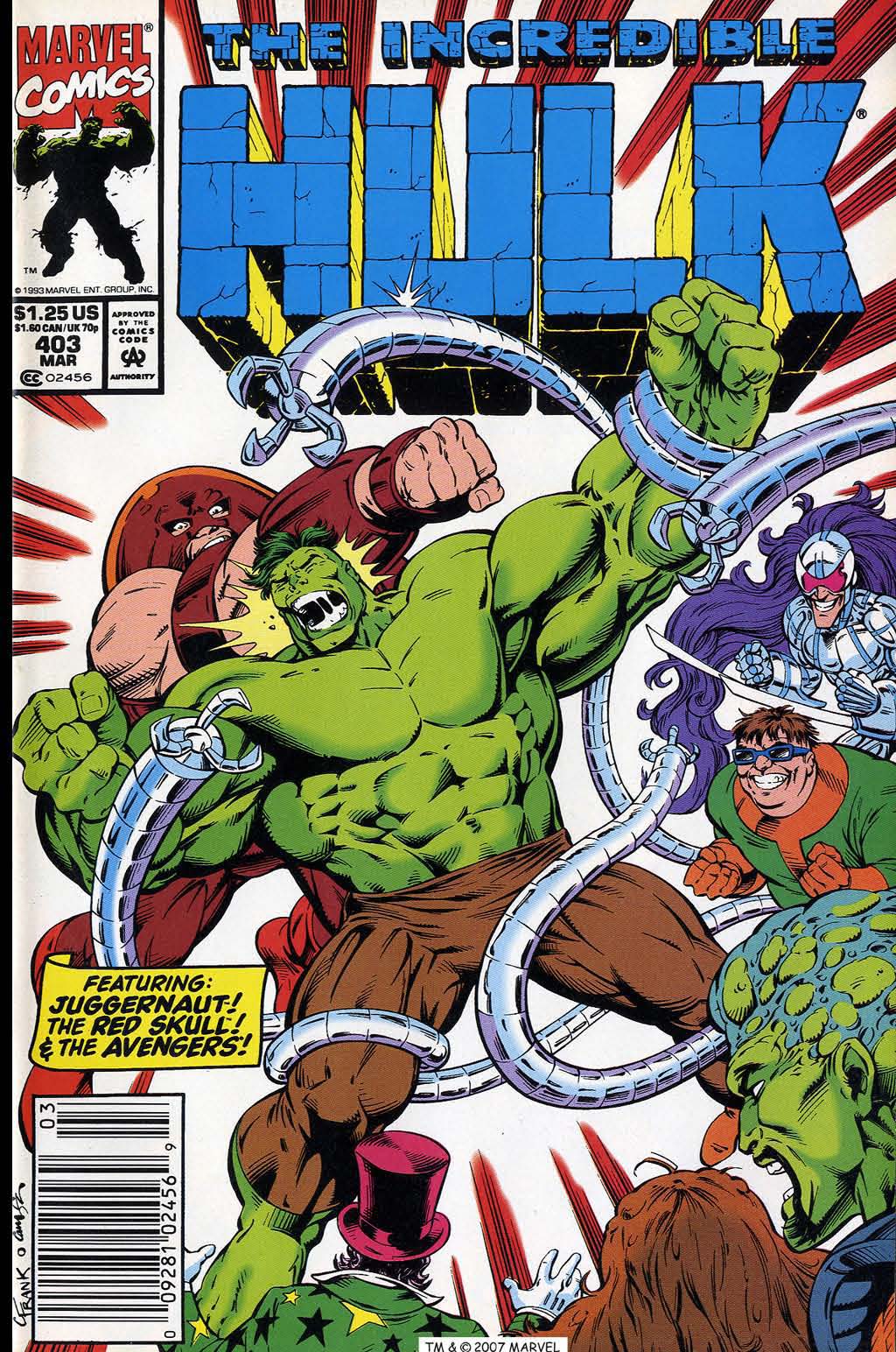 Read online The Incredible Hulk (1968) comic -  Issue #403 - 1