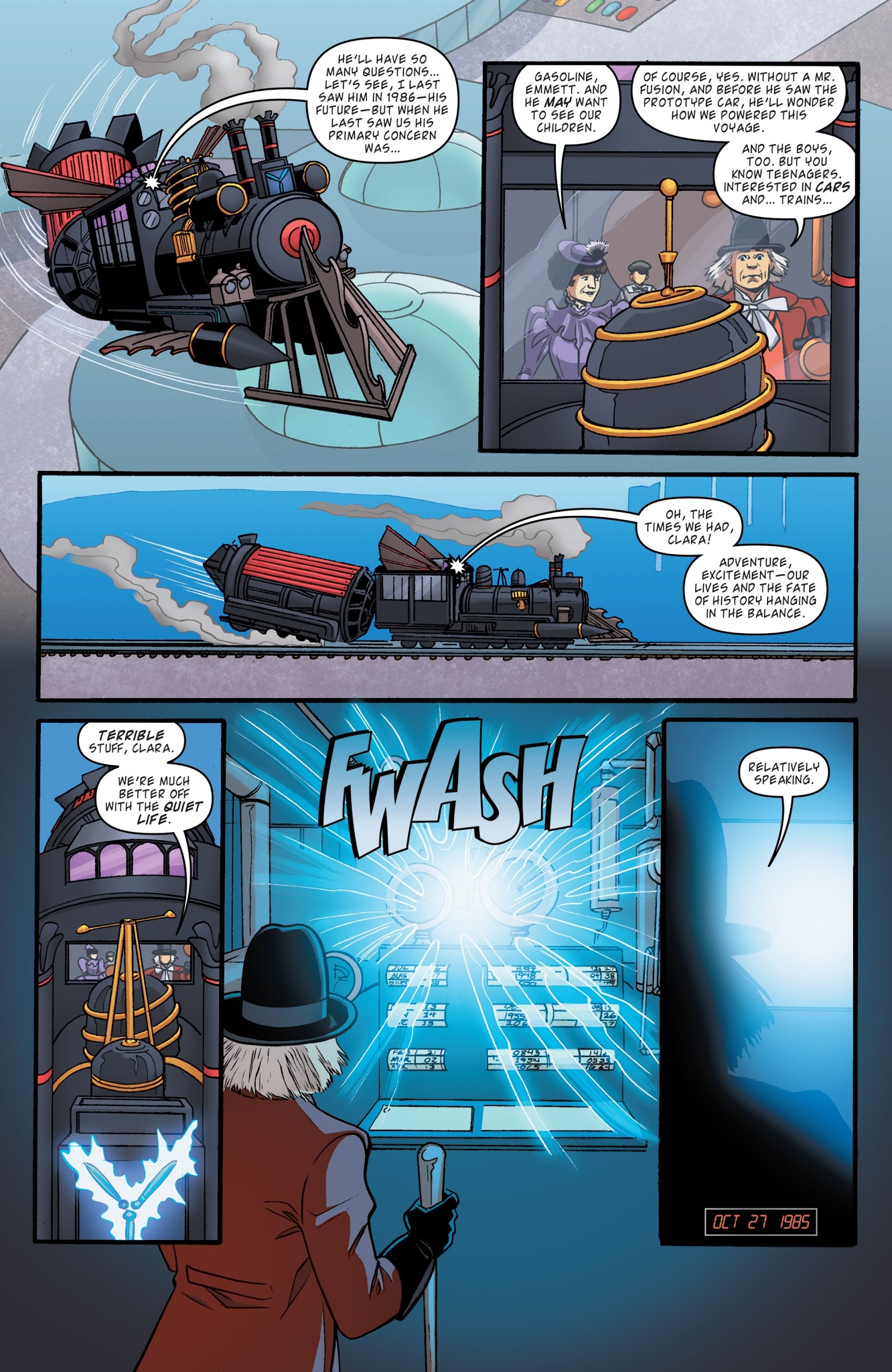 Read online Back to the Future: Tales from the Time Train comic -  Issue #1 - 17