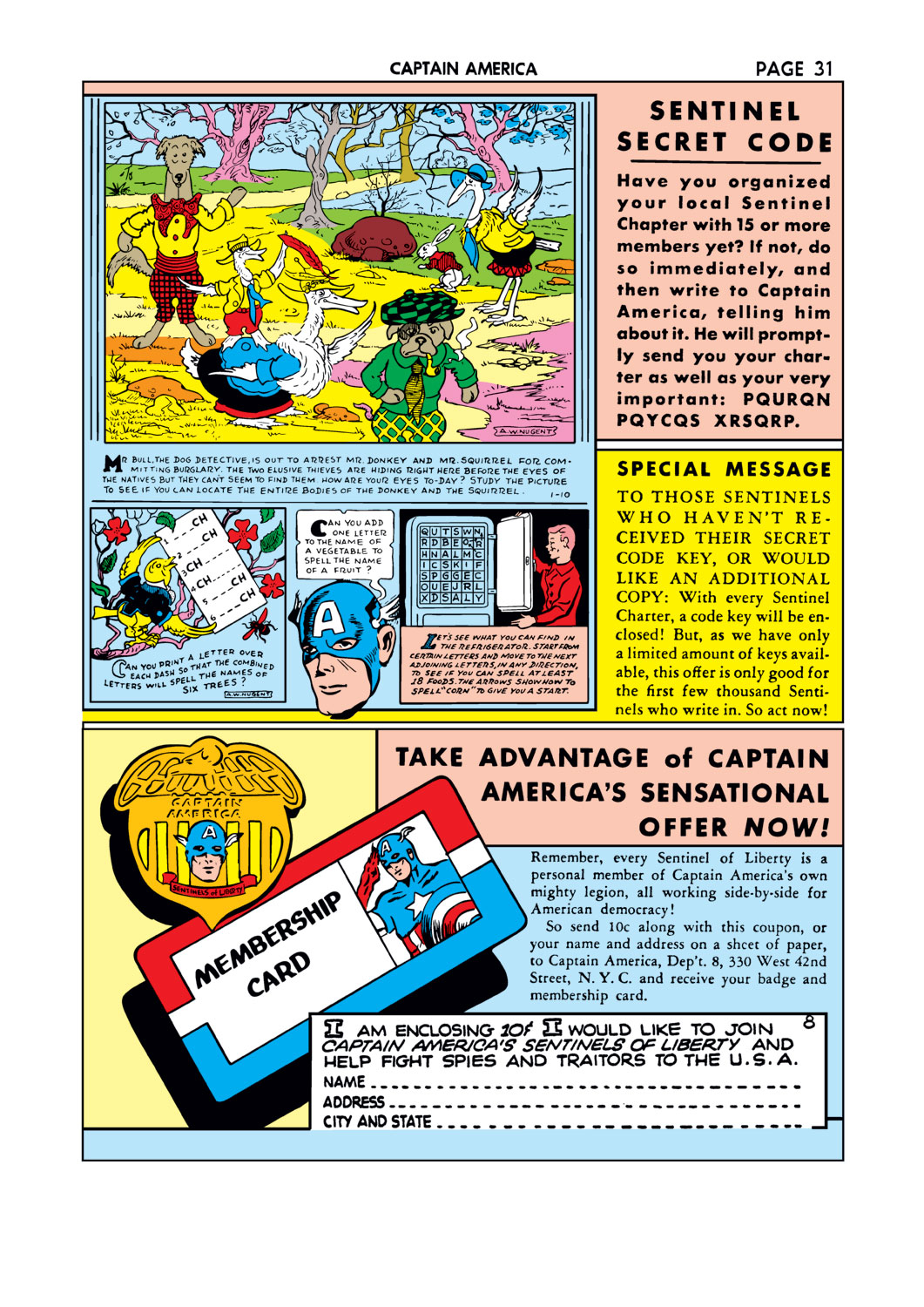 Captain America Comics 8 Page 33