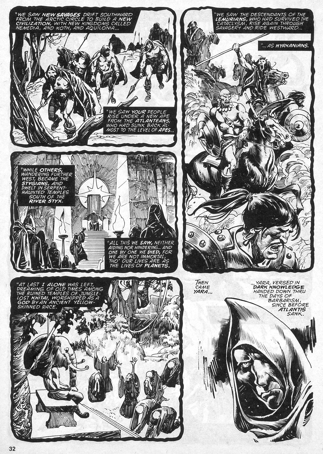 Read online The Savage Sword Of Conan comic -  Issue #24 - 32