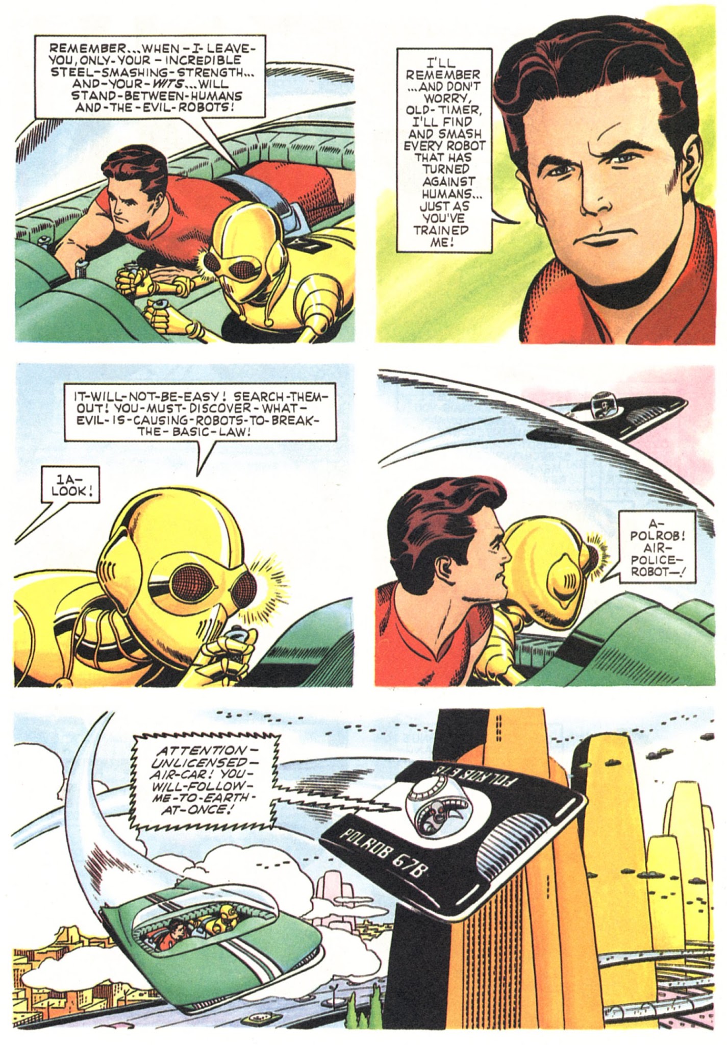 Read online Vintage Magnus, Robot Fighter comic -  Issue #1 - 4