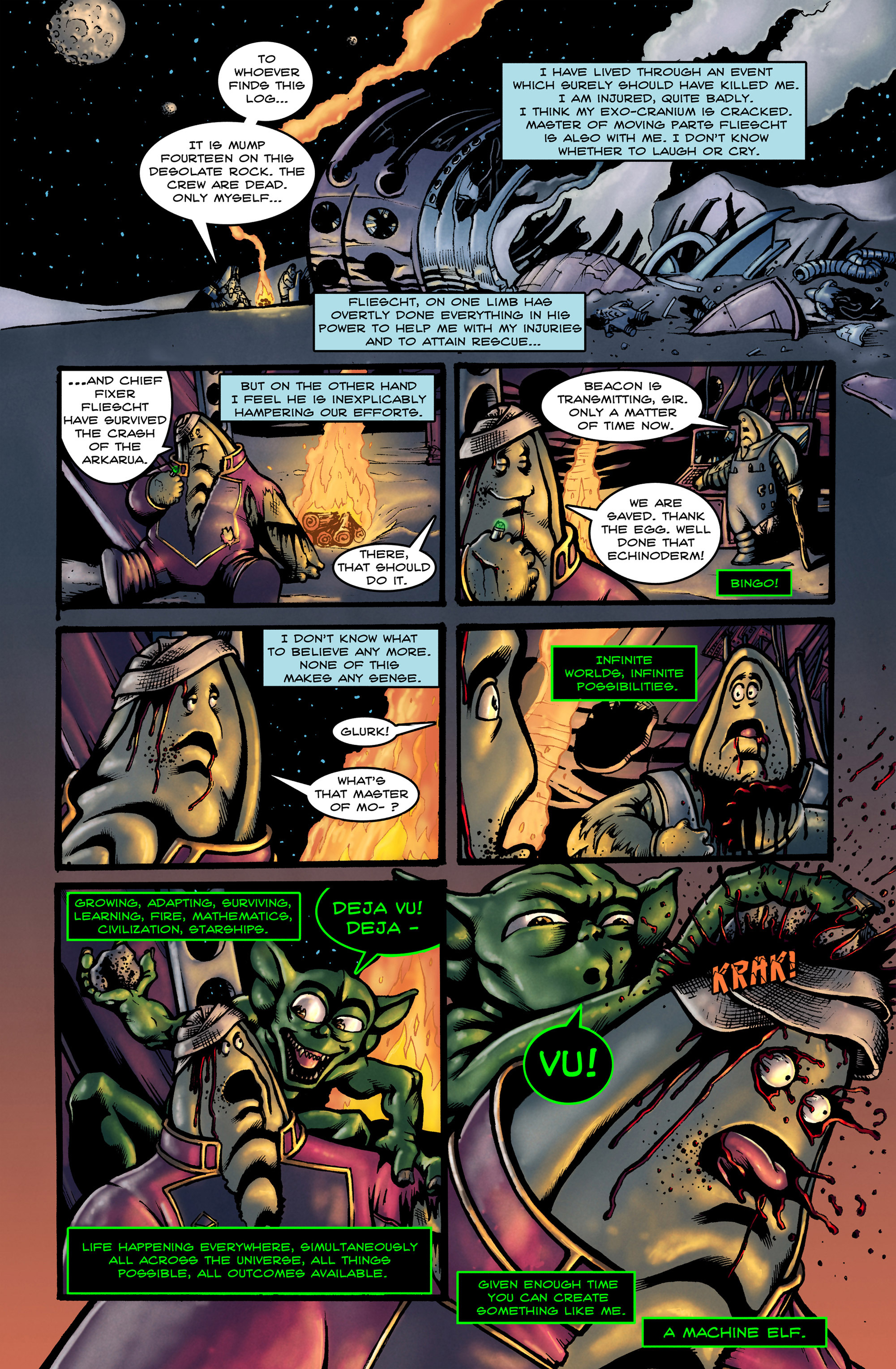 Read online 100% Biodegradable comic -  Issue #7 - 17