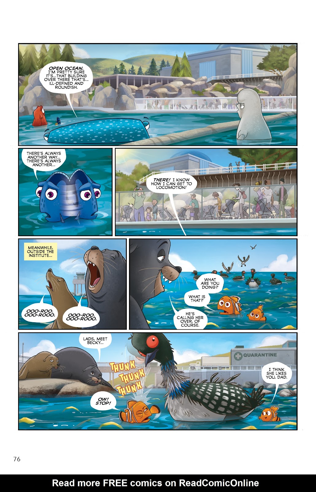 Disney/PIXAR Finding Nemo and Finding Dory: The Story of the Movies in Comics issue TPB - Page 76