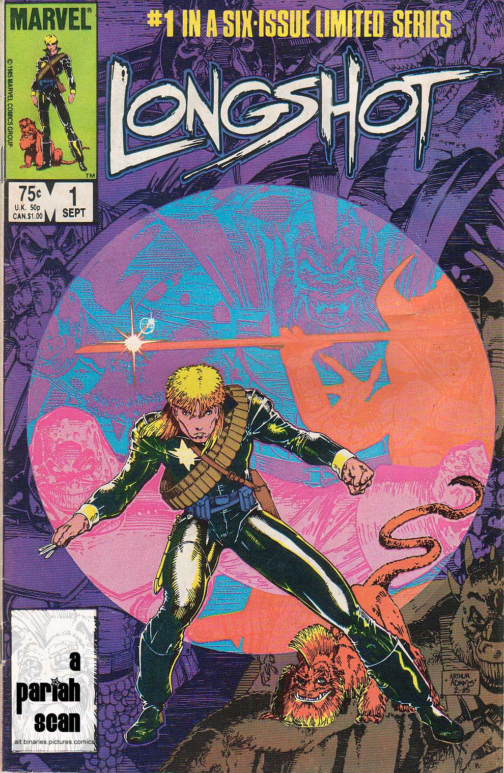 Read online Longshot (1985) comic -  Issue #1 - 1