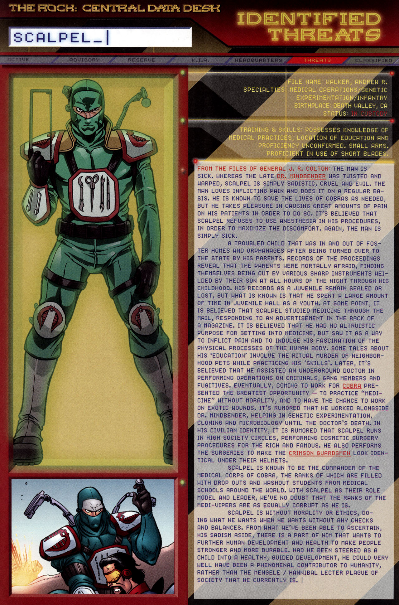 Read online G.I. Joe: Data Desk Handbook comic -  Issue #3 - 9