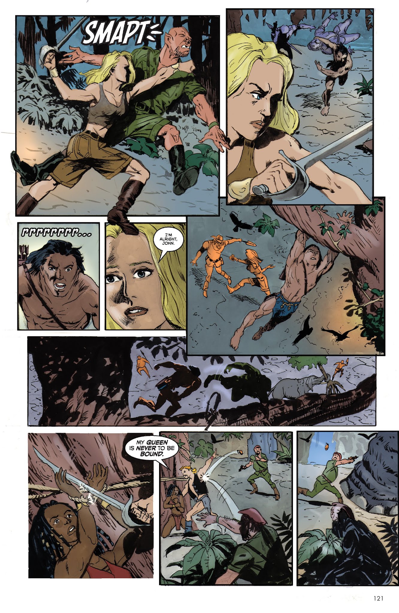 Read online The Once and Future Tarzan comic -  Issue # TPB - 122