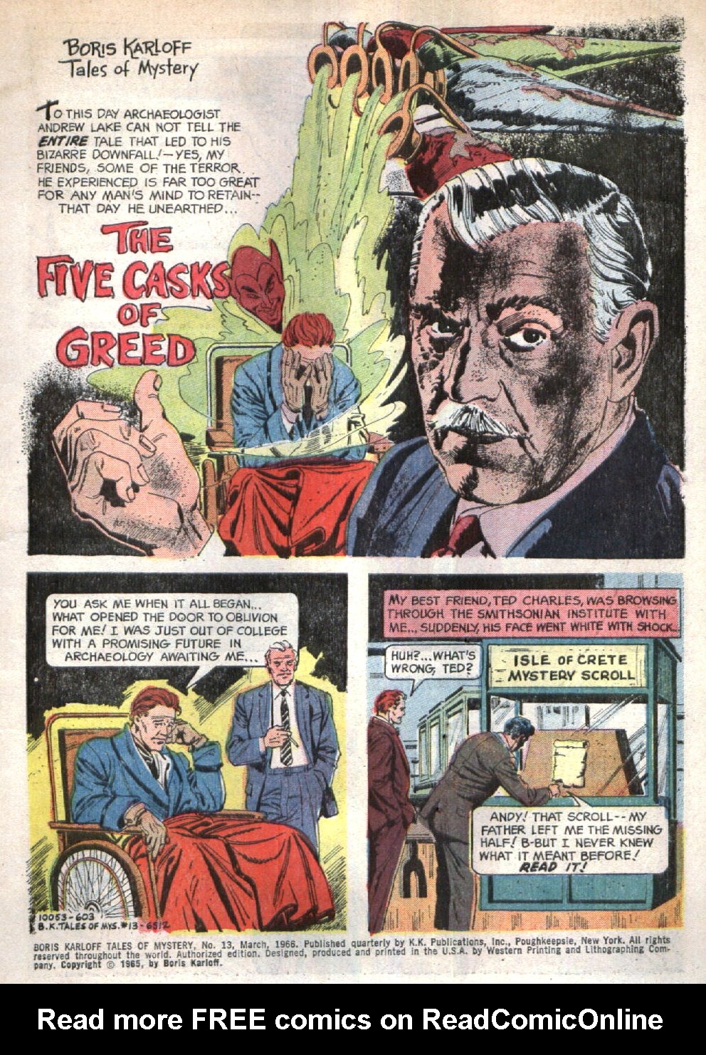 Read online Boris Karloff Tales of Mystery comic -  Issue #13 - 3