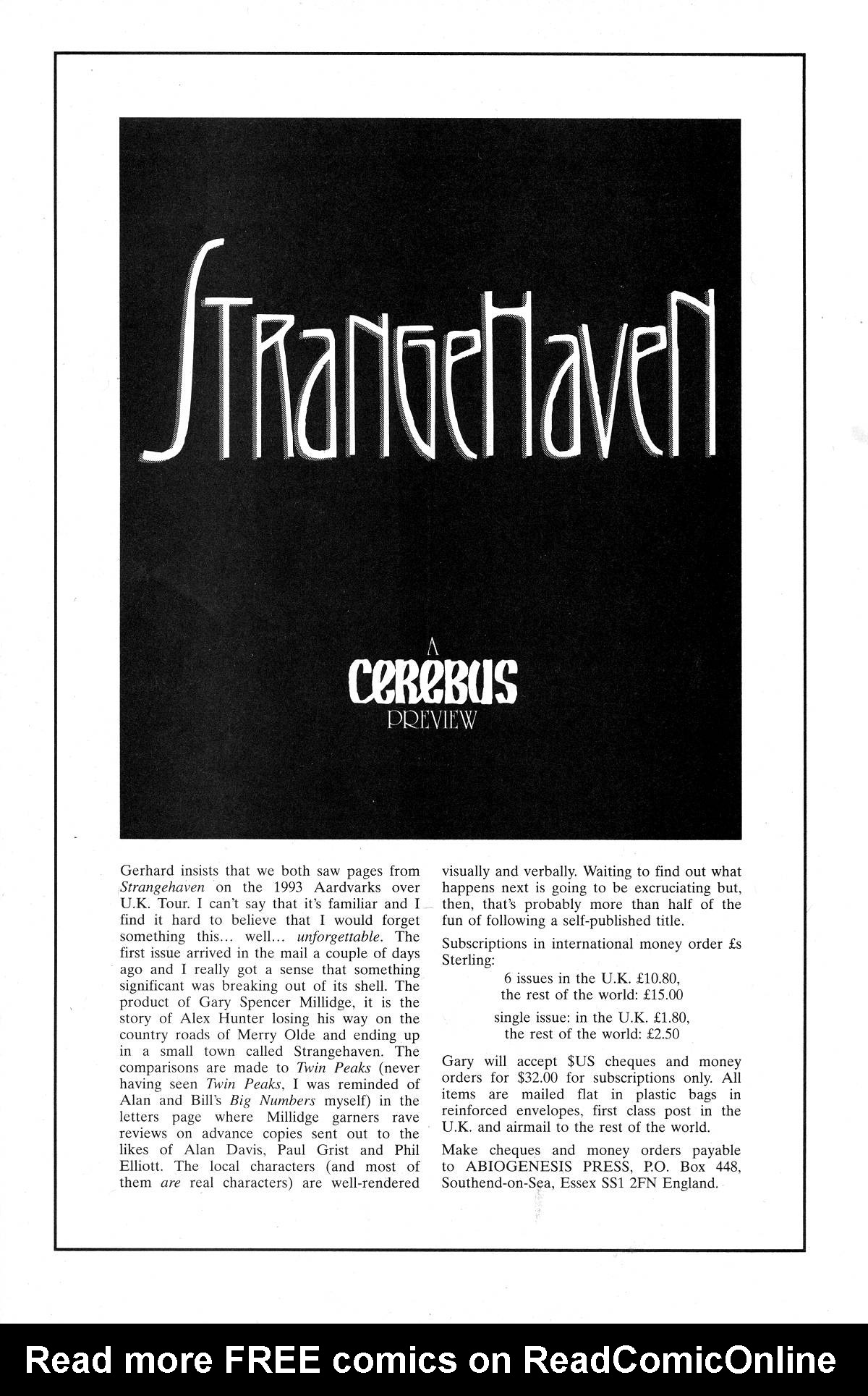 Read online Cerebus comic -  Issue #198 - 31