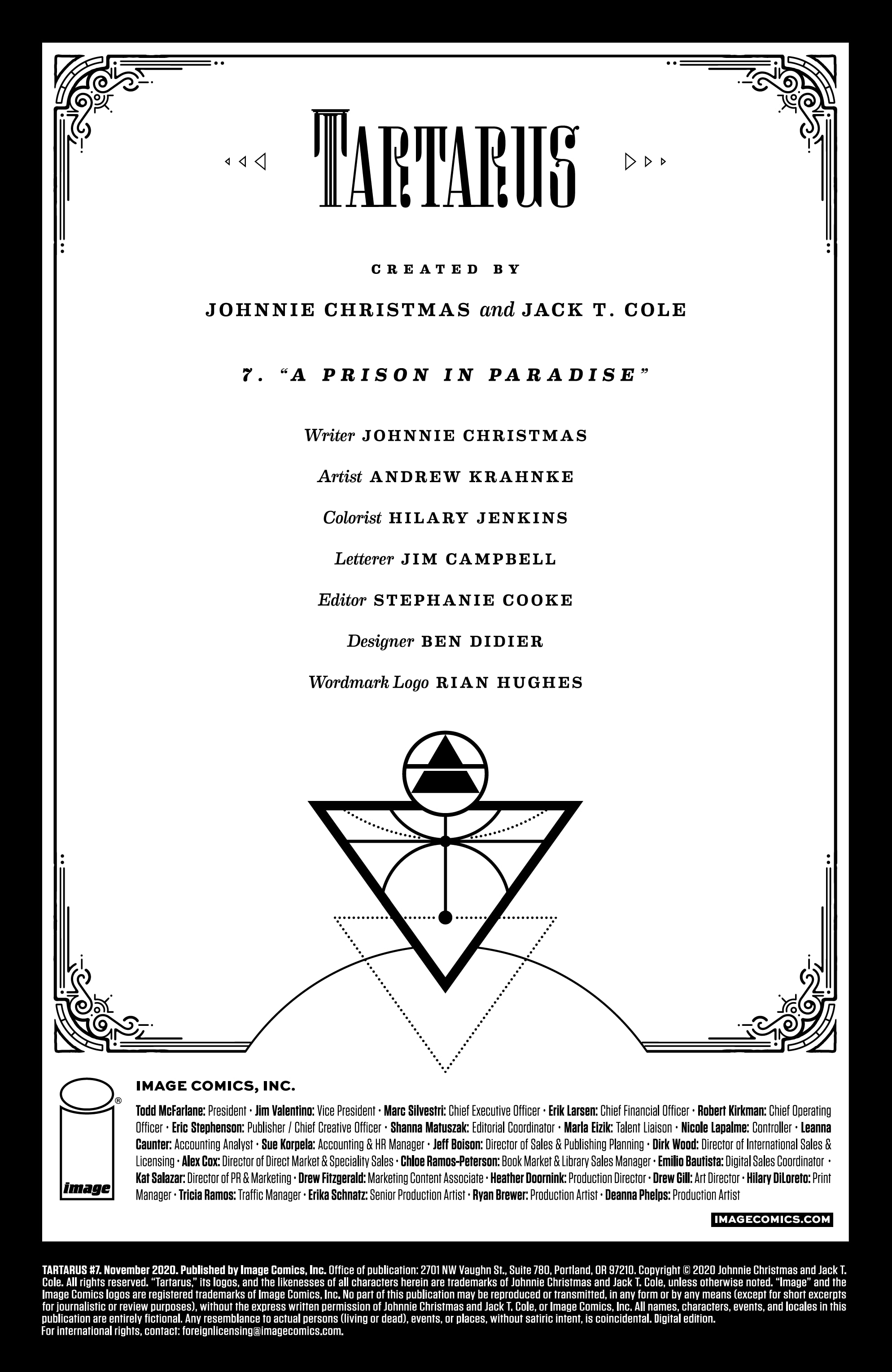 Read online Tartarus comic -  Issue #7 - 2