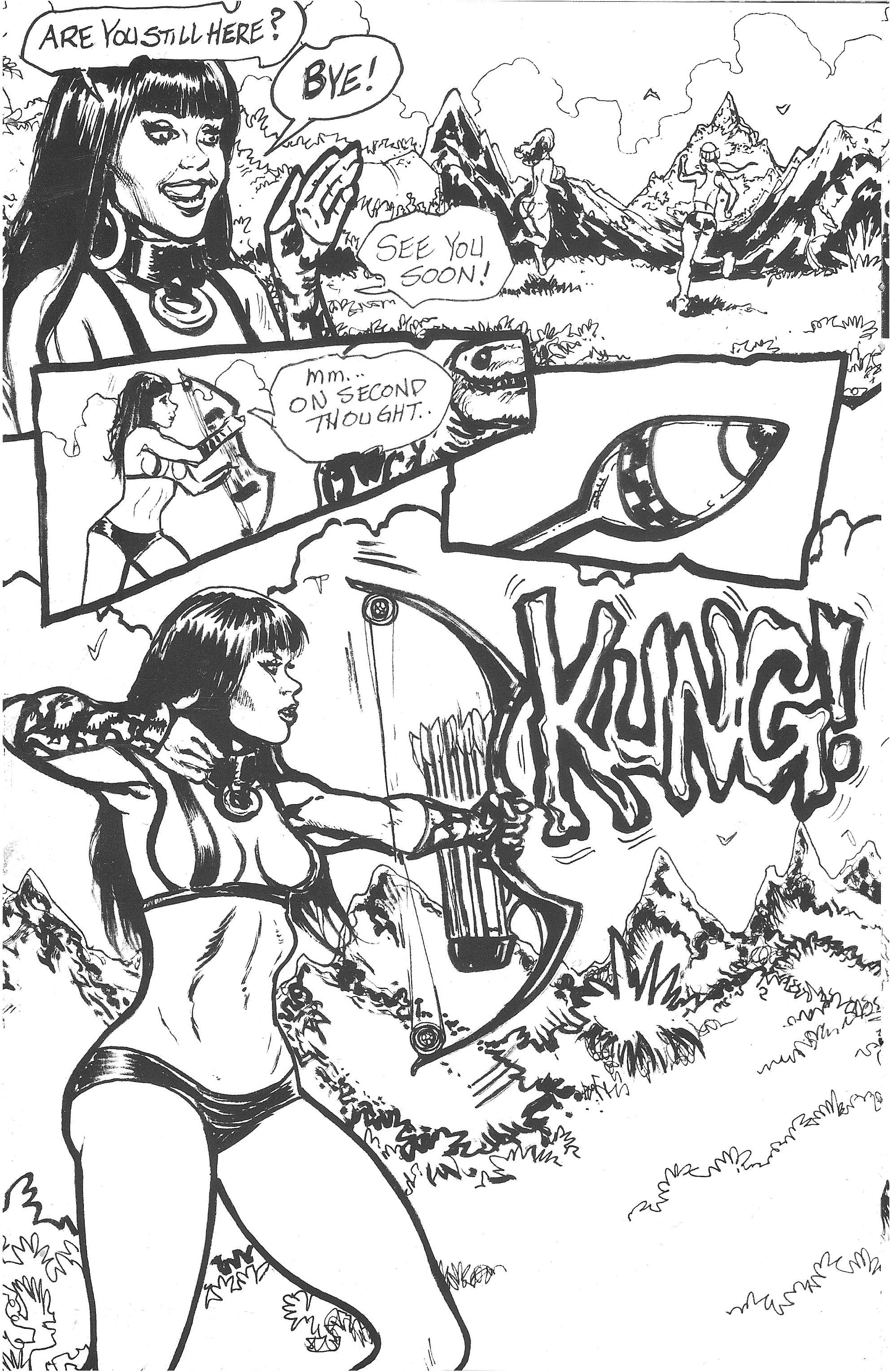 Read online Cavewoman: Raptorella comic -  Issue #1 - 22