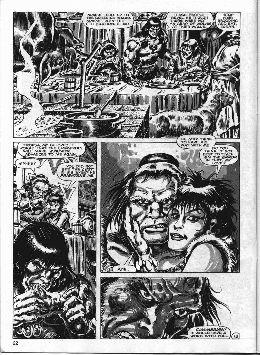 Read online The Savage Sword Of Conan comic -  Issue #133 - 21