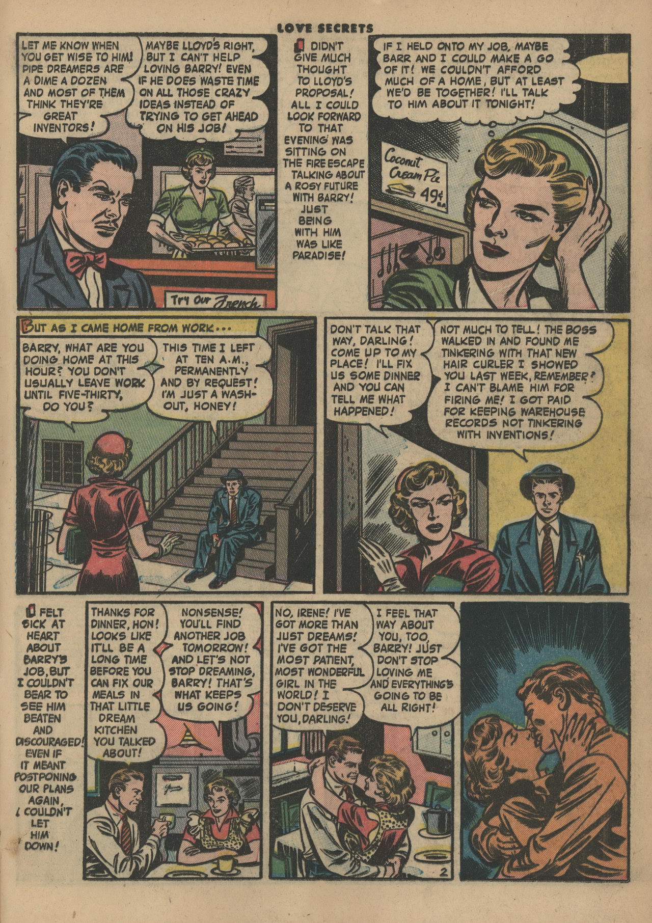 Read online Love Secrets (1953) comic -  Issue #32 - 13