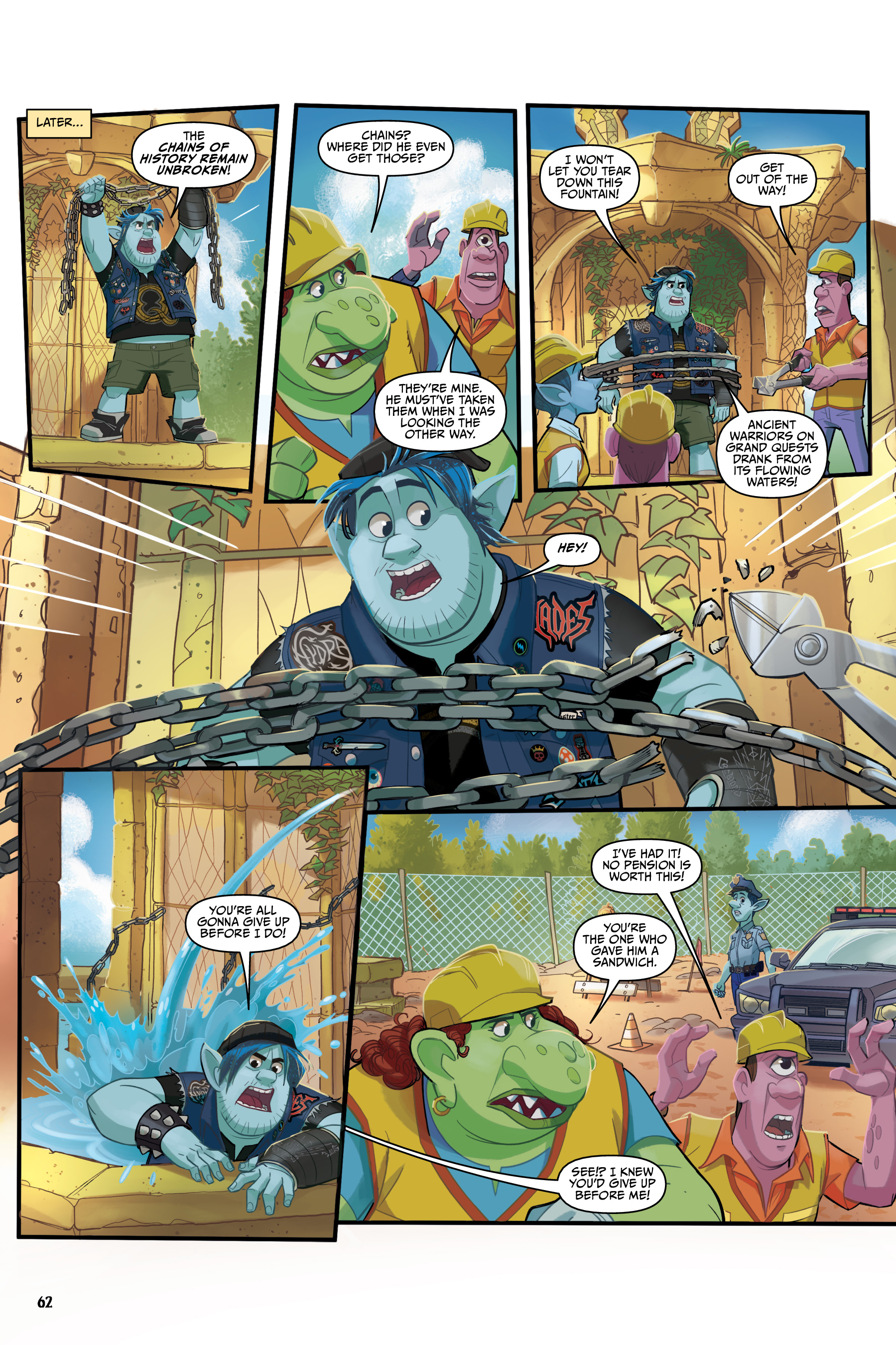 Read online Onward: The Story of the Movie in Comics comic -  Issue # TPB - 63