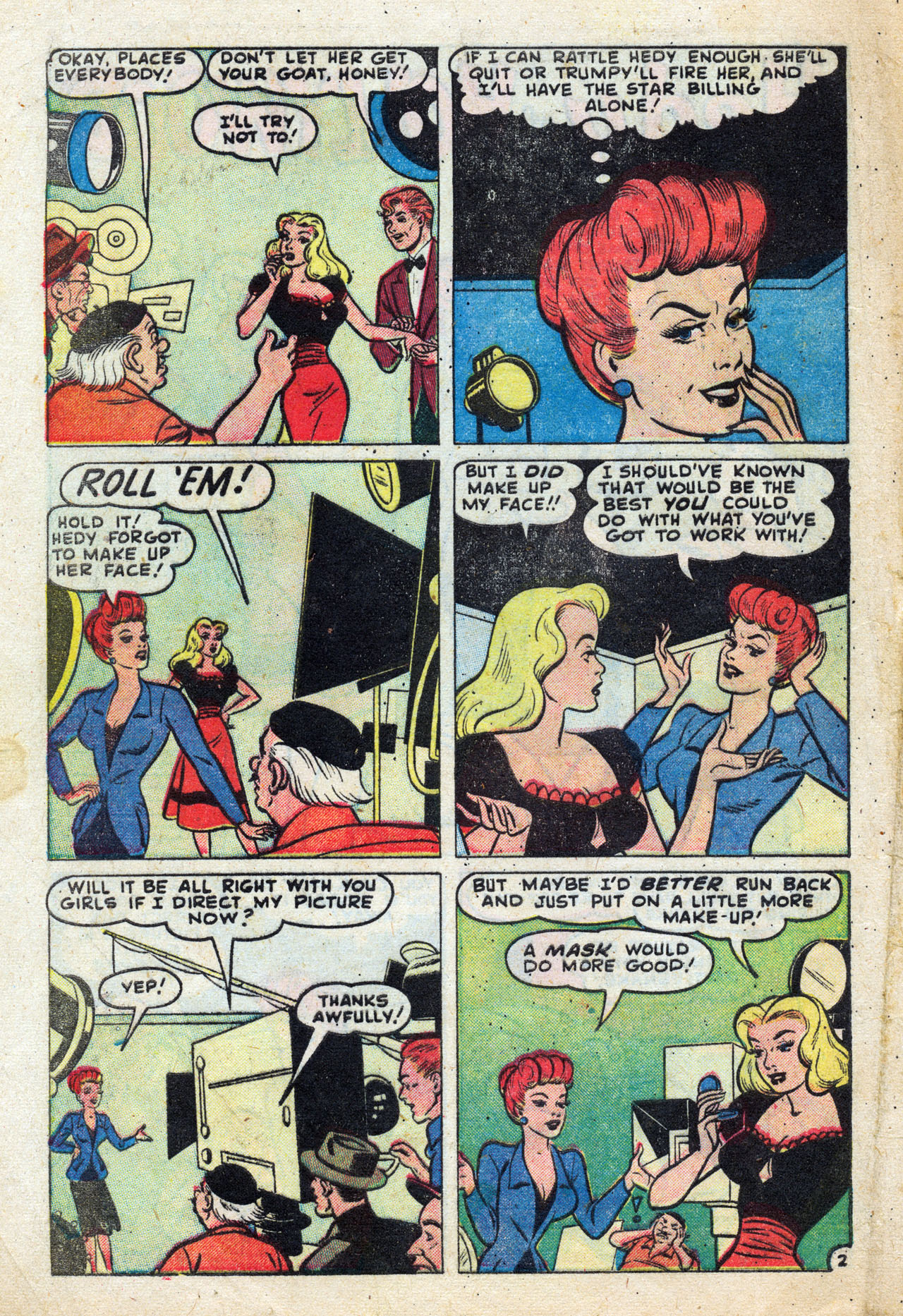Read online Hedy Of Hollywood Comics comic -  Issue #46 - 2