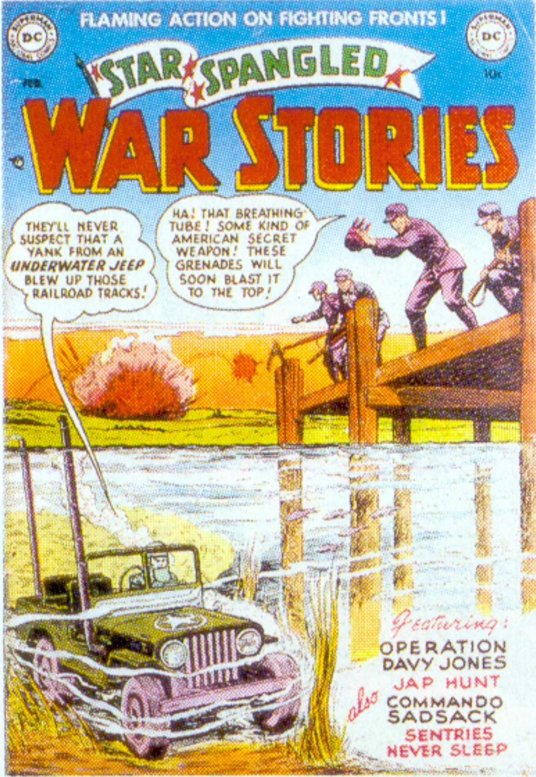 Read online Star Spangled War Stories (1952) comic -  Issue #6 - 1