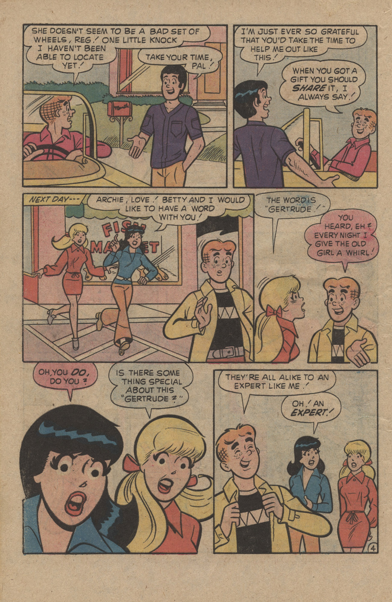 Read online Reggie and Me (1966) comic -  Issue #81 - 6