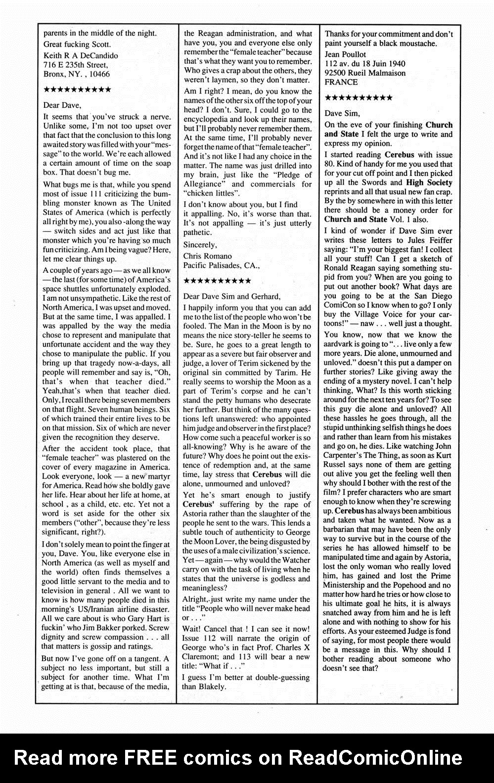 Cerebus Issue #114 #113 - English 23