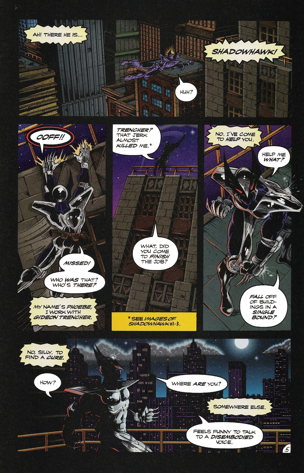 Read online ShadowHawk Gallery comic -  Issue # Full - 32