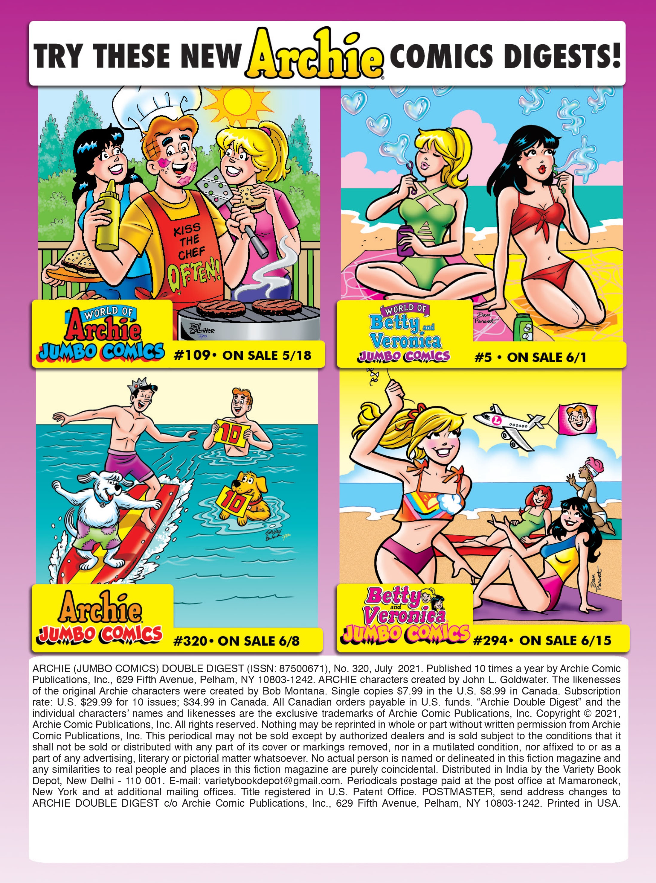 Read online Archie's Double Digest Magazine comic -  Issue #320 - 182