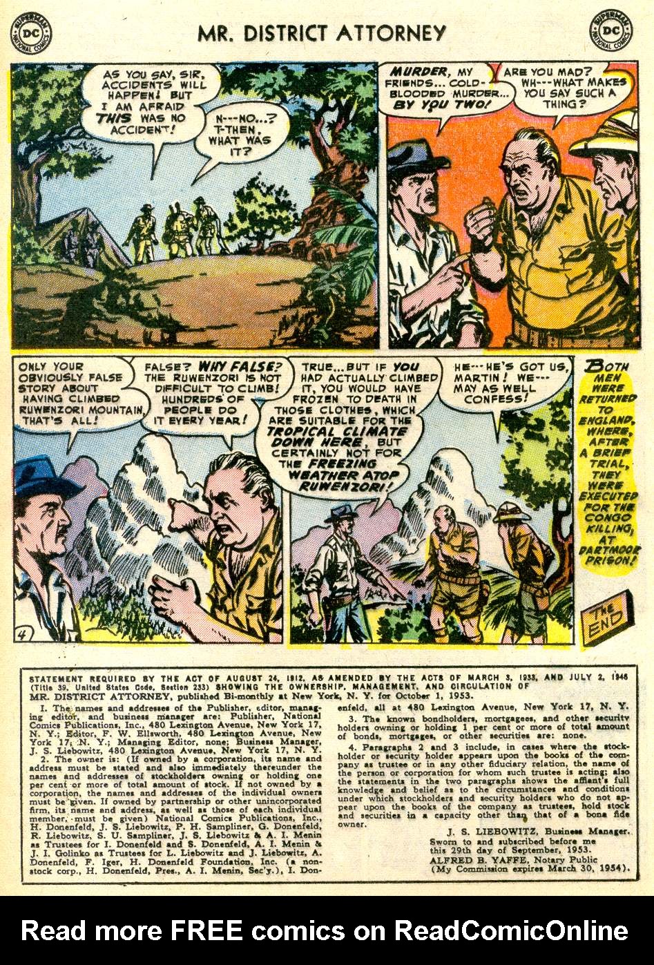 Read online Mr. District Attorney comic -  Issue #38 - 24