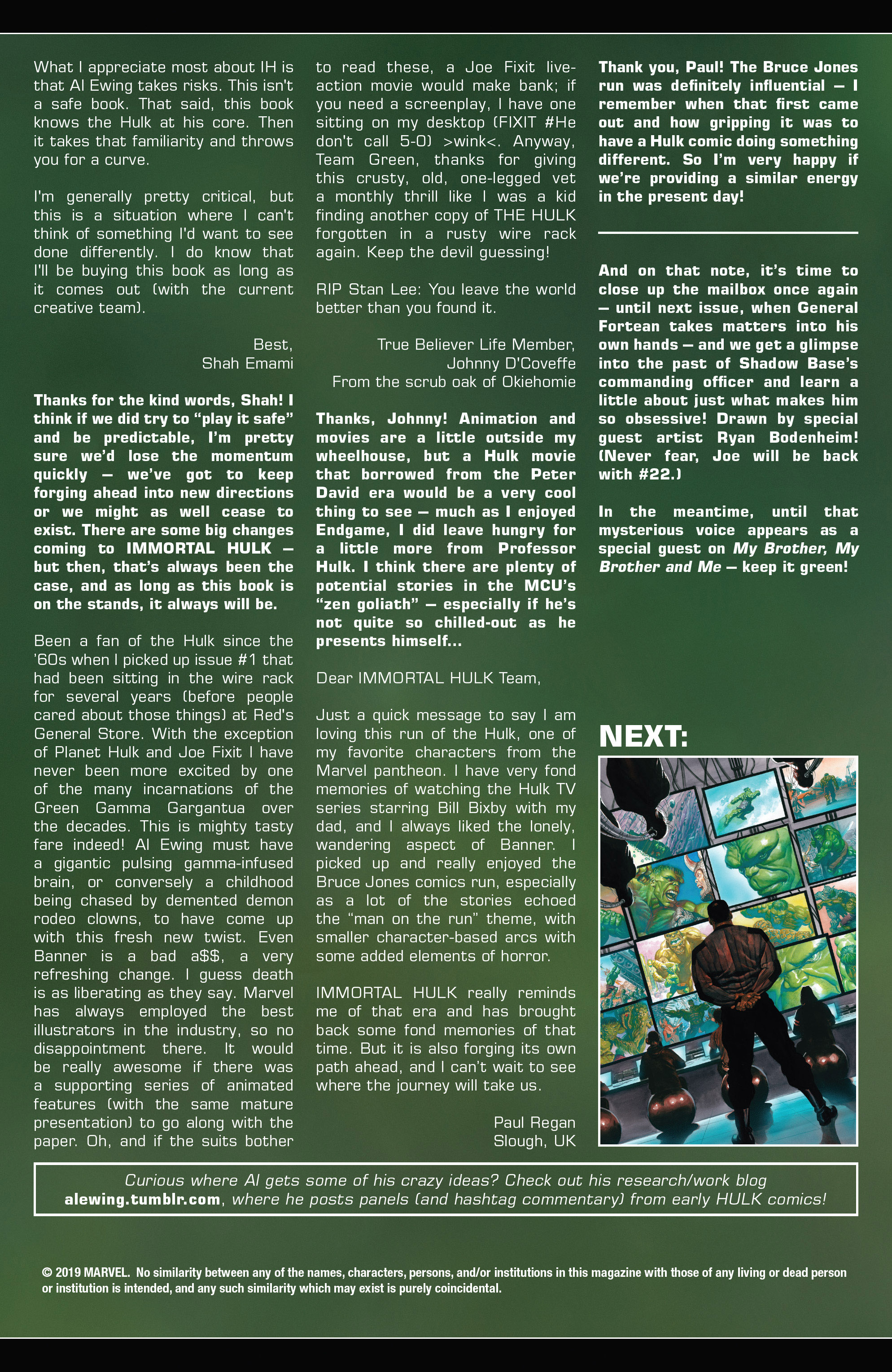 Read online Immortal Hulk comic -  Issue #20 - 23