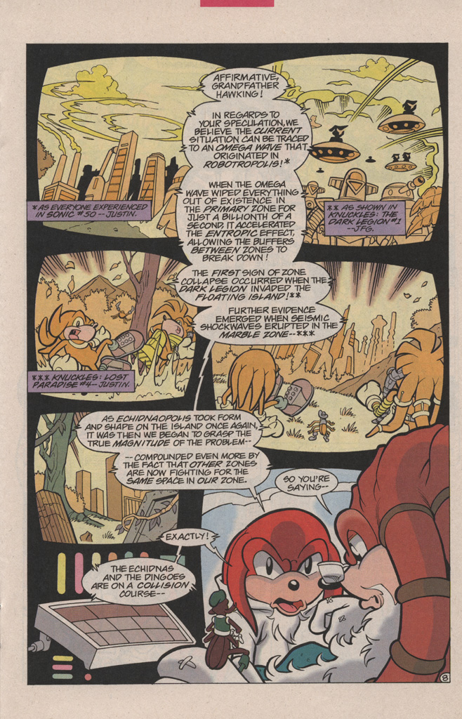Read online Knuckles the Echidna comic -  Issue #6 - 13