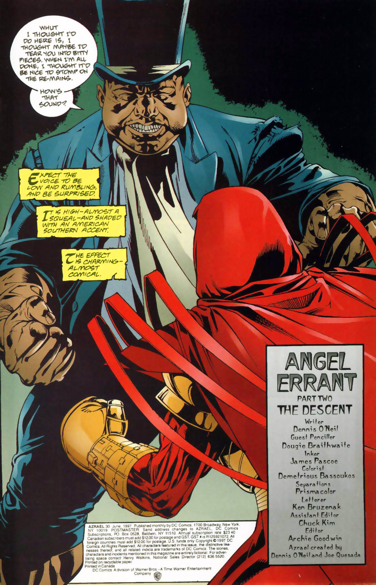 Read online Azrael (1995) comic -  Issue #30 - 2