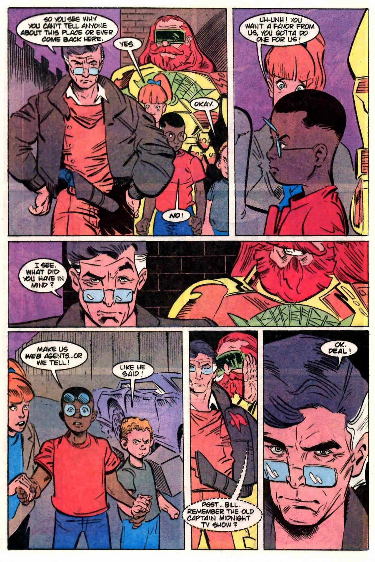 Read online The Web (1991) comic -  Issue #6 - 15