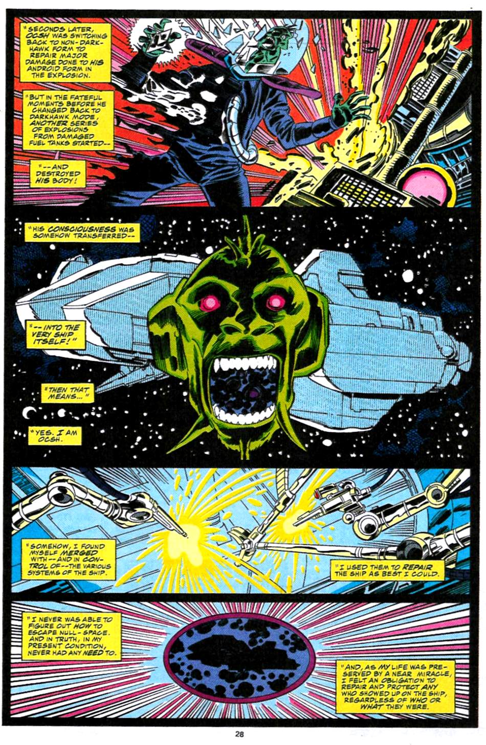 Read online Darkhawk (1991) comic -  Issue #25 - 21