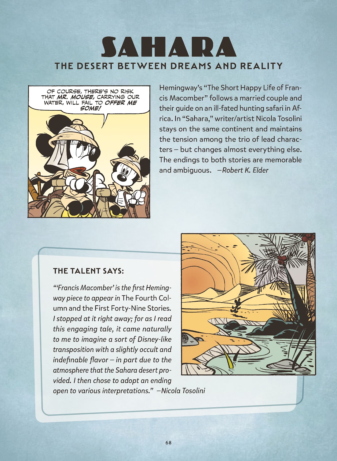 Walt Disney's Mickey and Donald: For Whom the Doorbell Tolls and Other Tales Inspired by Hemingway issue TPB (Part 1) - Page 69